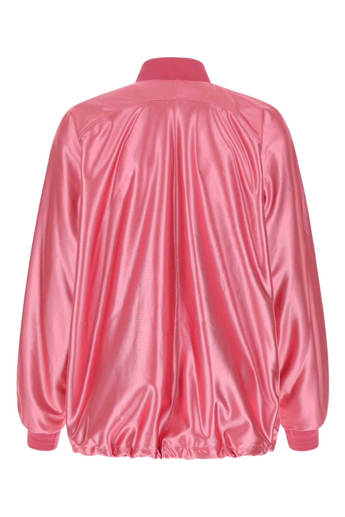Khrisjoy Pink Polyester Oversize Sweatshirt In Pe8
