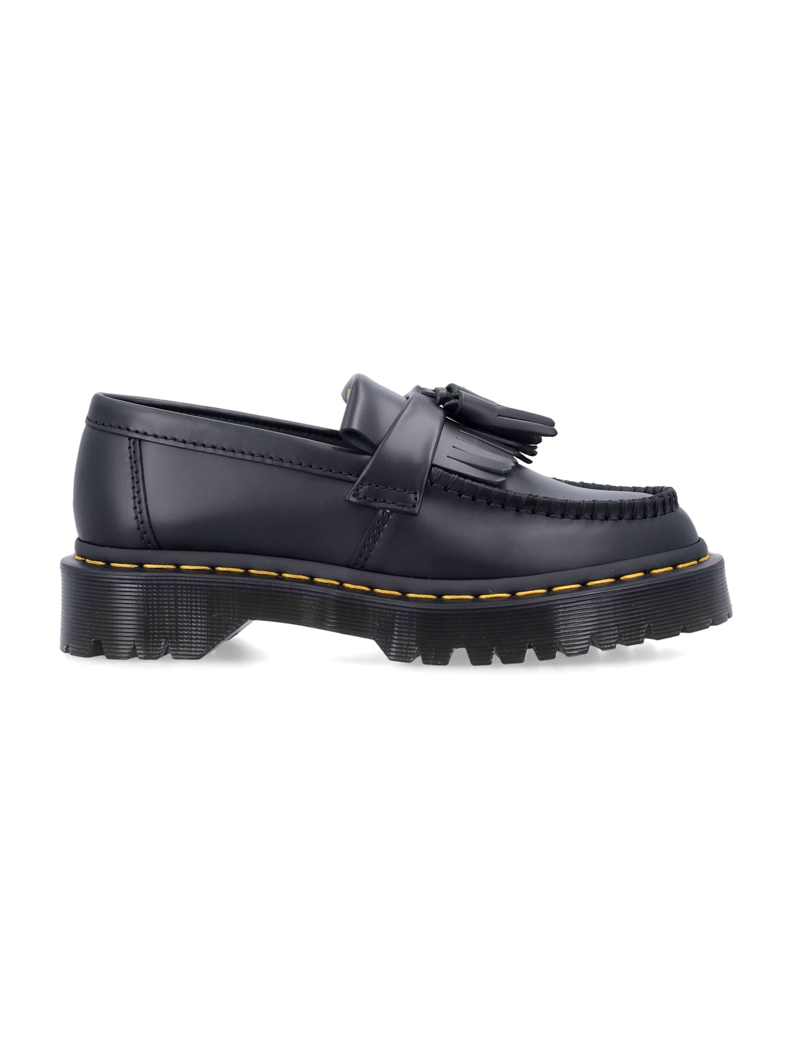 Dr. Martens Adrian Bex Smooth Leather Tassel Loafers In Black