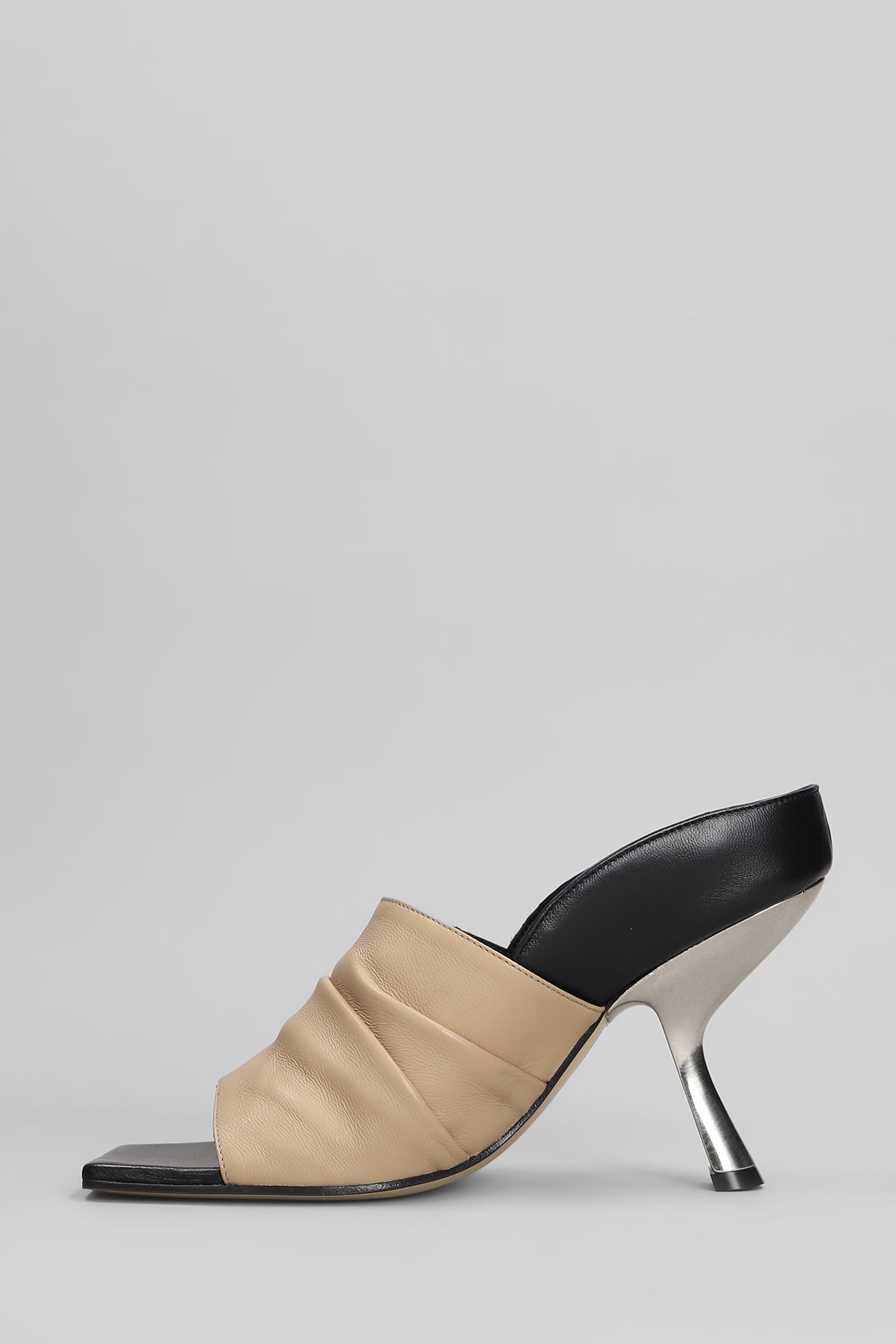 Alchimia Slipper-mule In Beige Leather