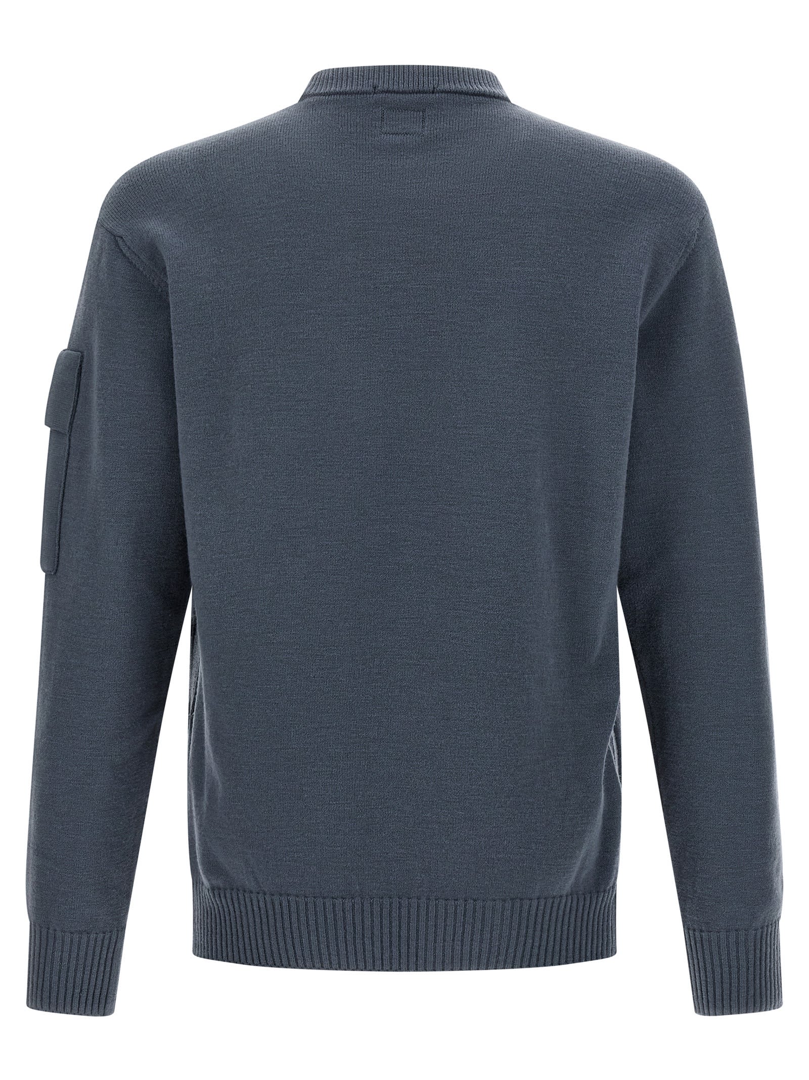 C.p. Company Extrafine Wool Sweater Sweaters And Cardigans Blue In Blue