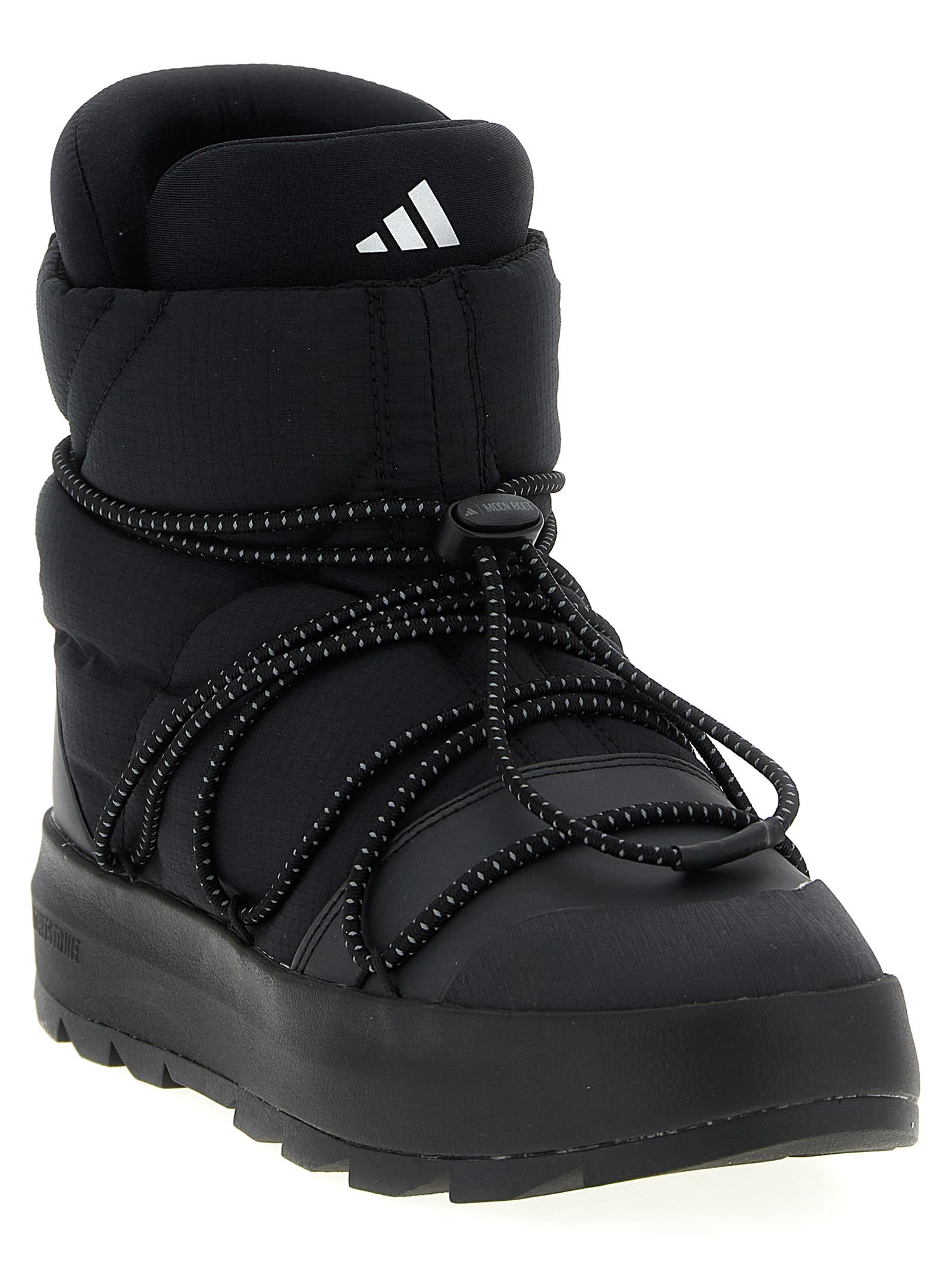Adidas Originals Ace Adidas X Moonboot Ankle Boots In Black