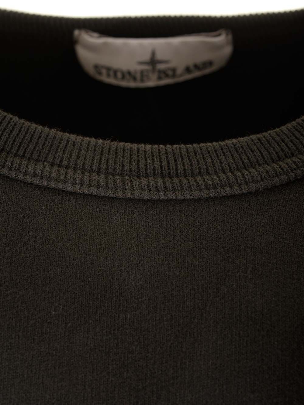 Shop Stone Island Organic Cotton Sweatshirt In Grey