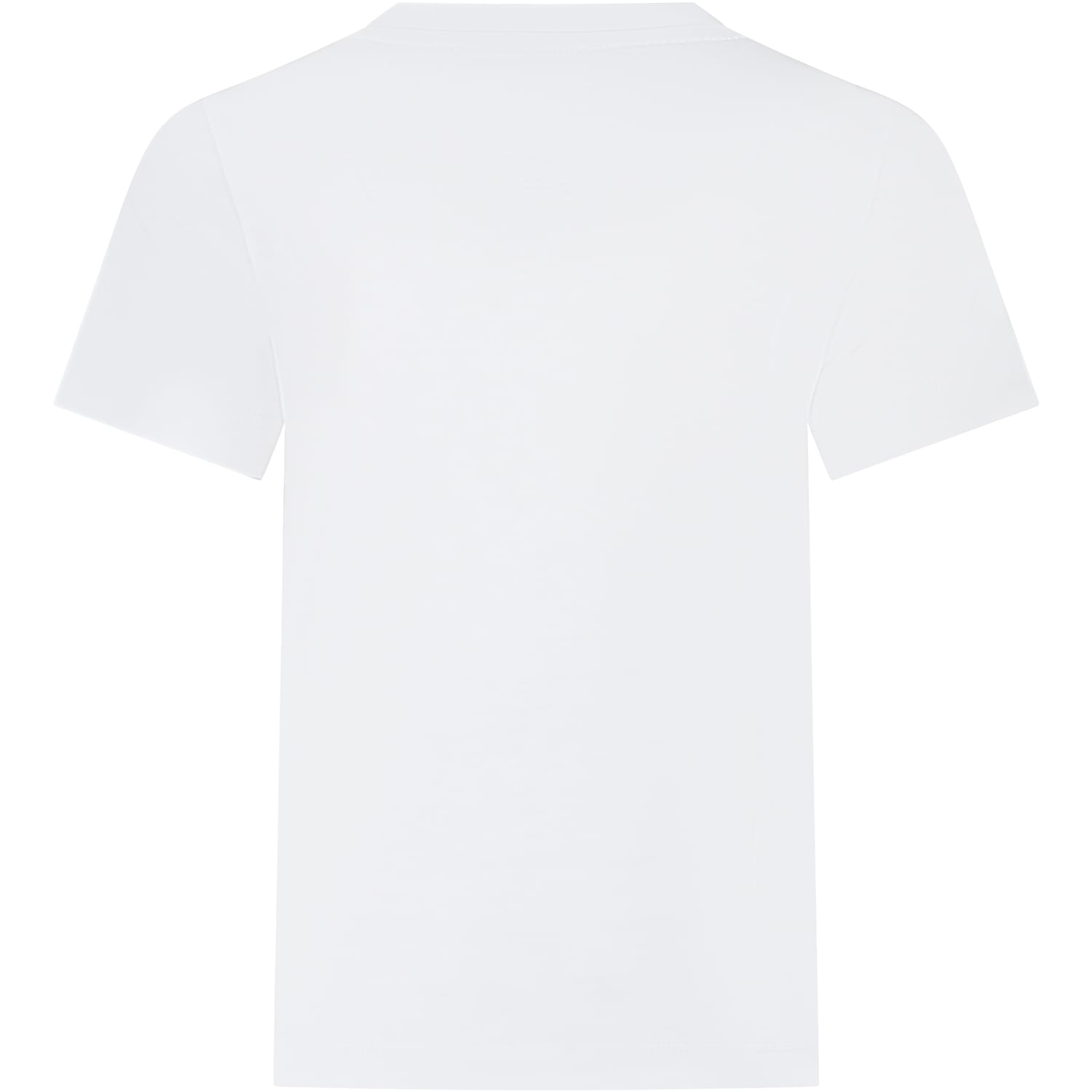 Shop Versace White T-shirt For Boy With Anchor Print