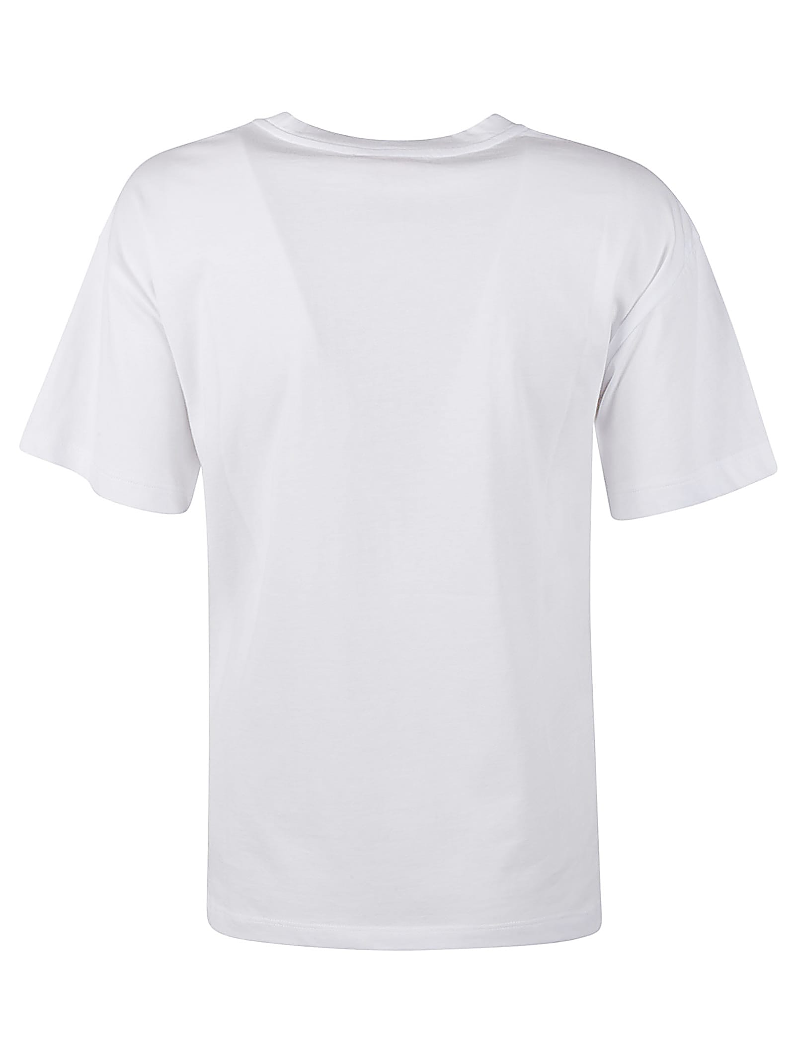 Ermanno Firenze Lace-trim Cotton T-shirt In White