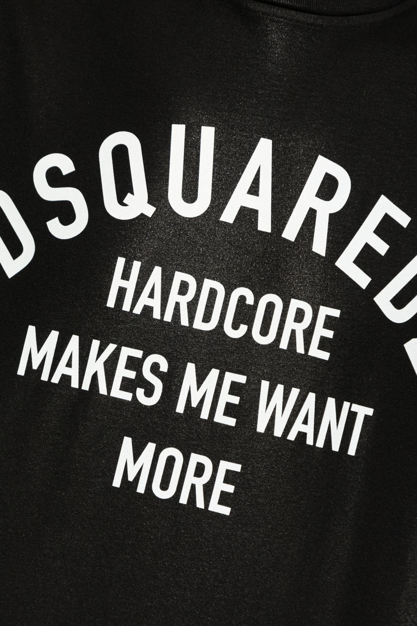 Dsquared2 Logo-print T-shirt In Black