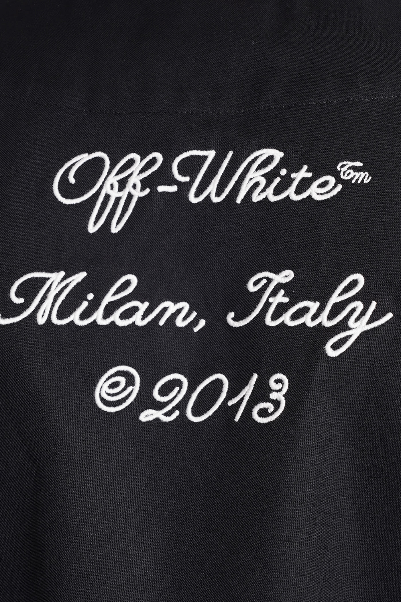Shop Off-white Shirt In Black Cotton