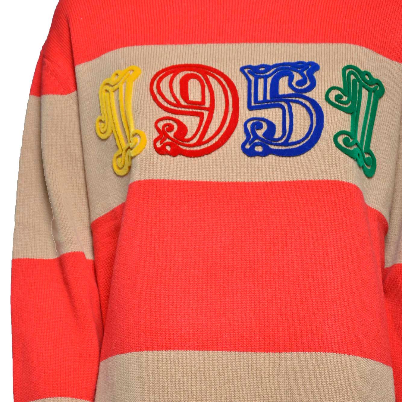 Max Mara Star Patterned Crewneck Jumper In Red