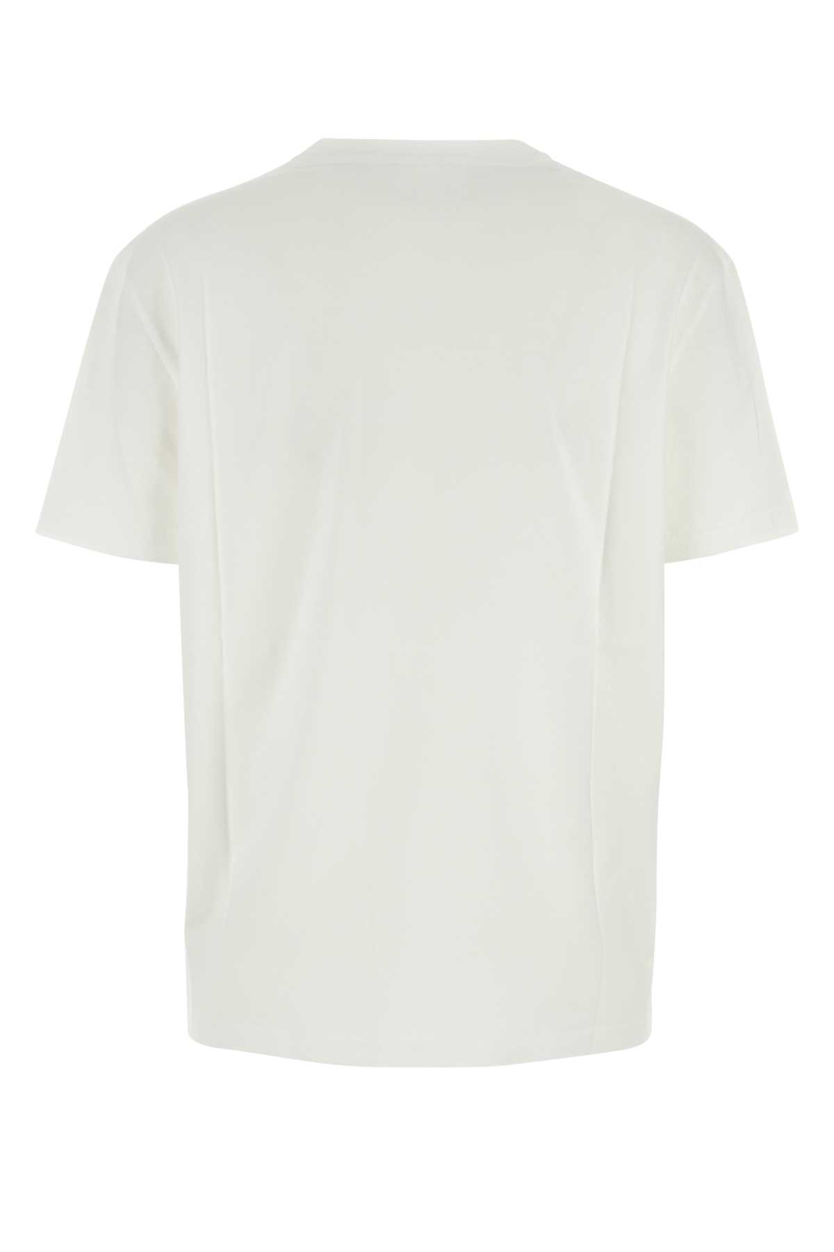 Shop Etro White Cotton Oversize T-shirt In W0111