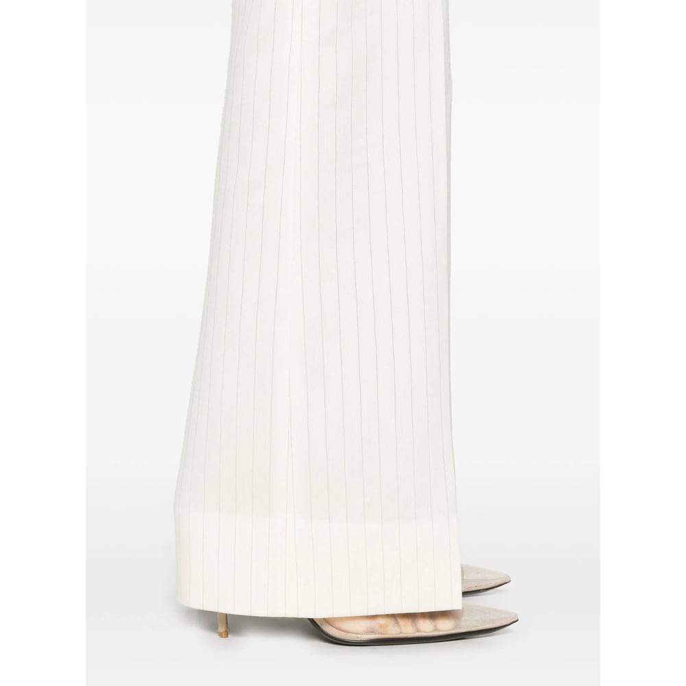 Tom Ford Pinstriped Trousers In Neutral