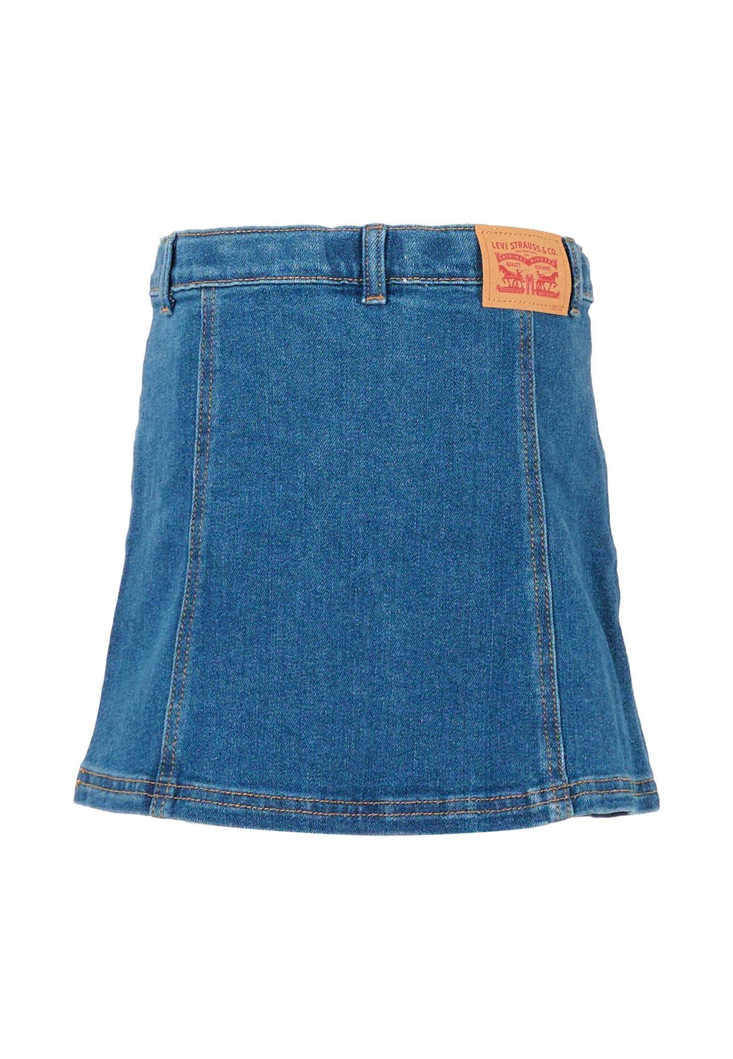 Levi's Button-front Denim Skirt In Blue