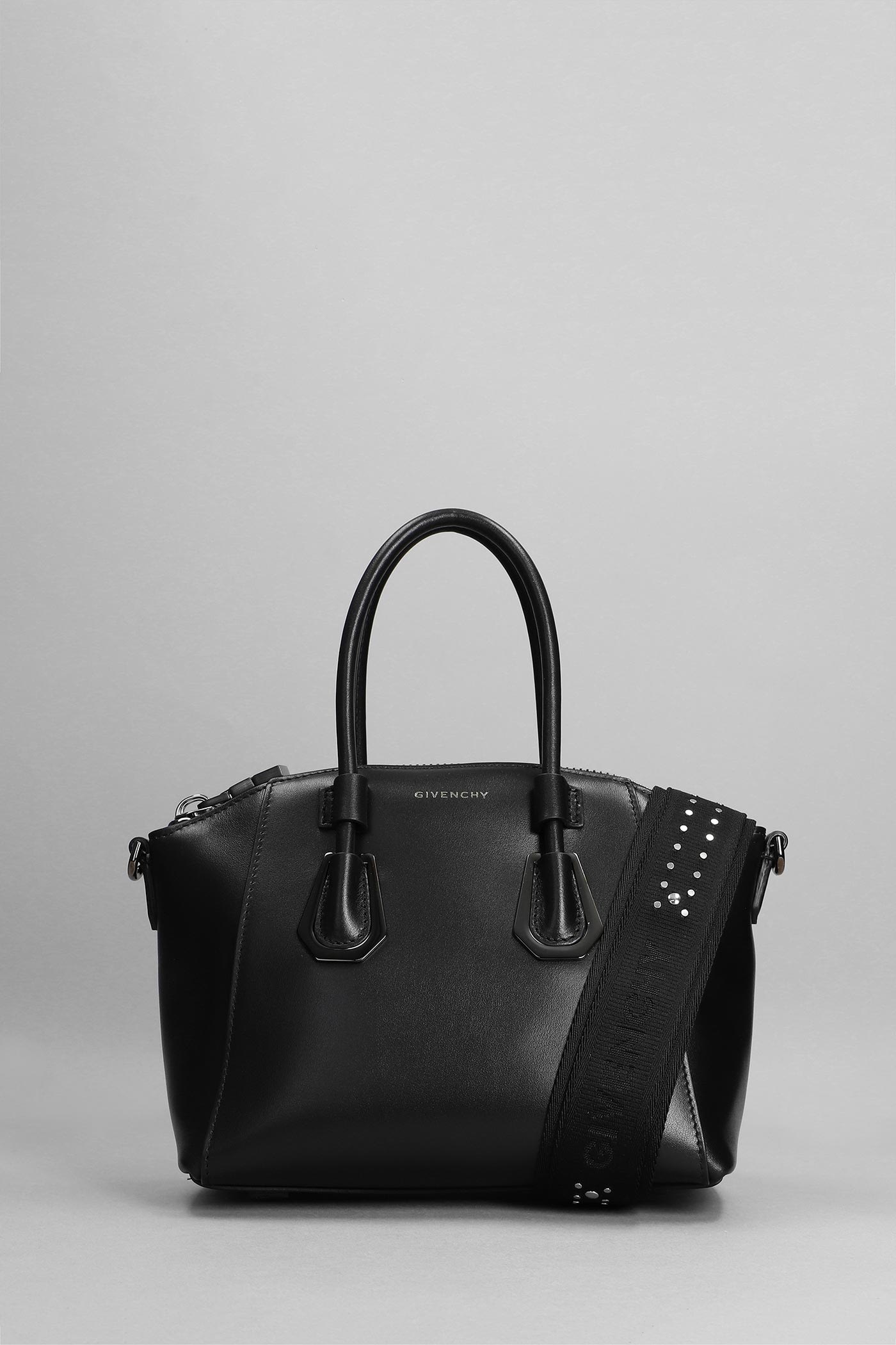 Givenchy Antigona Sport Hand Bag In Black Leather