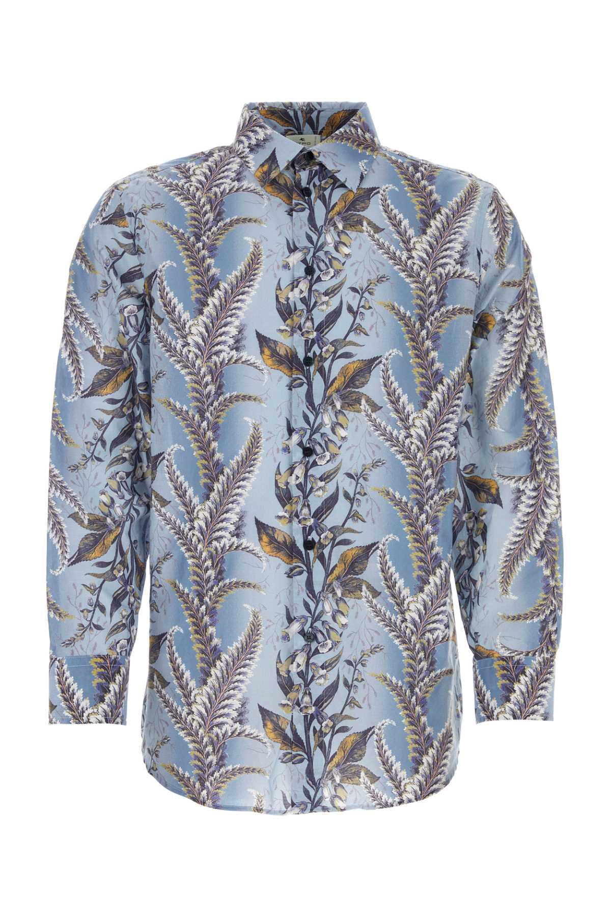 Shop Etro Printed Cotton Shirt In X0880