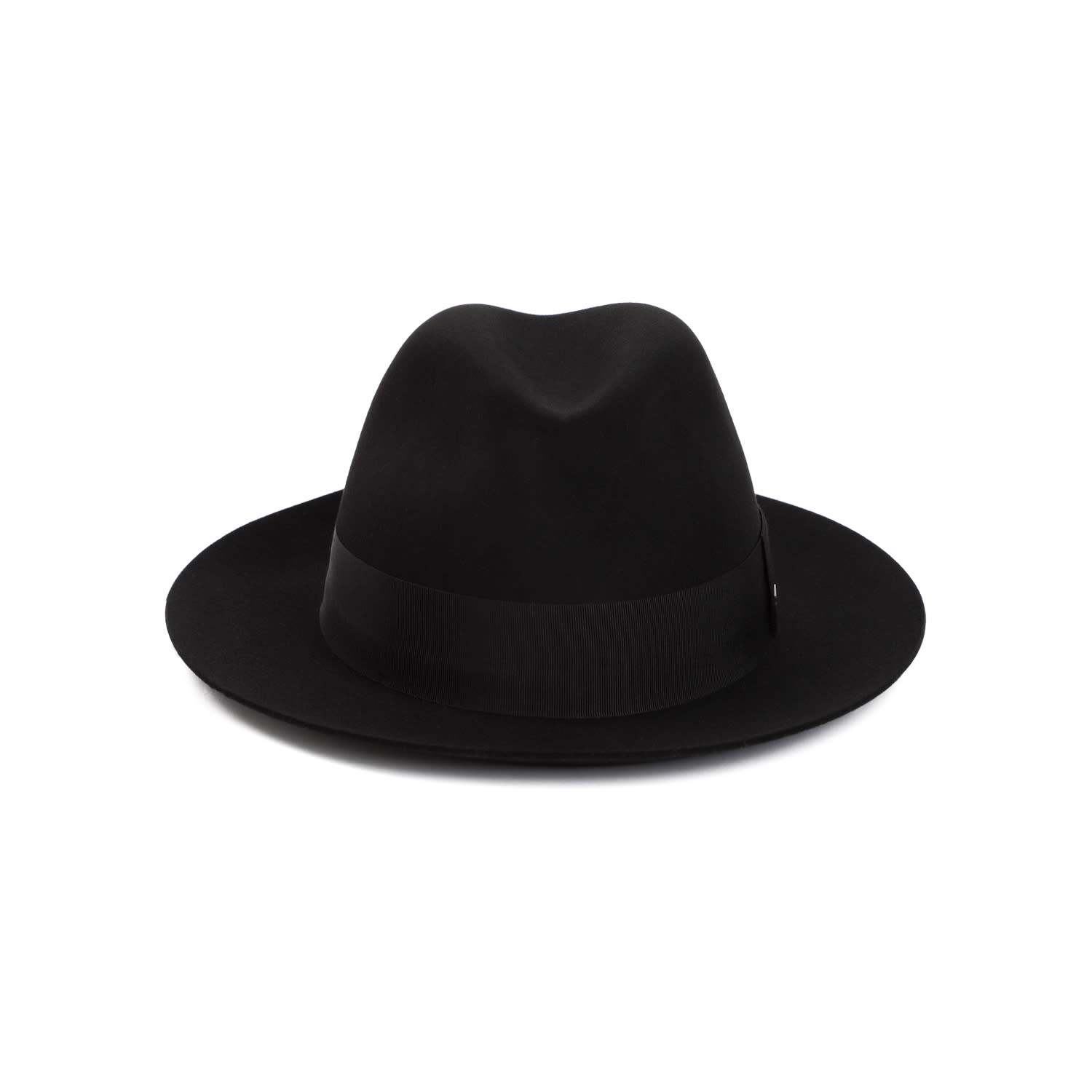 Shop Saint Laurent Wool Hat In Black