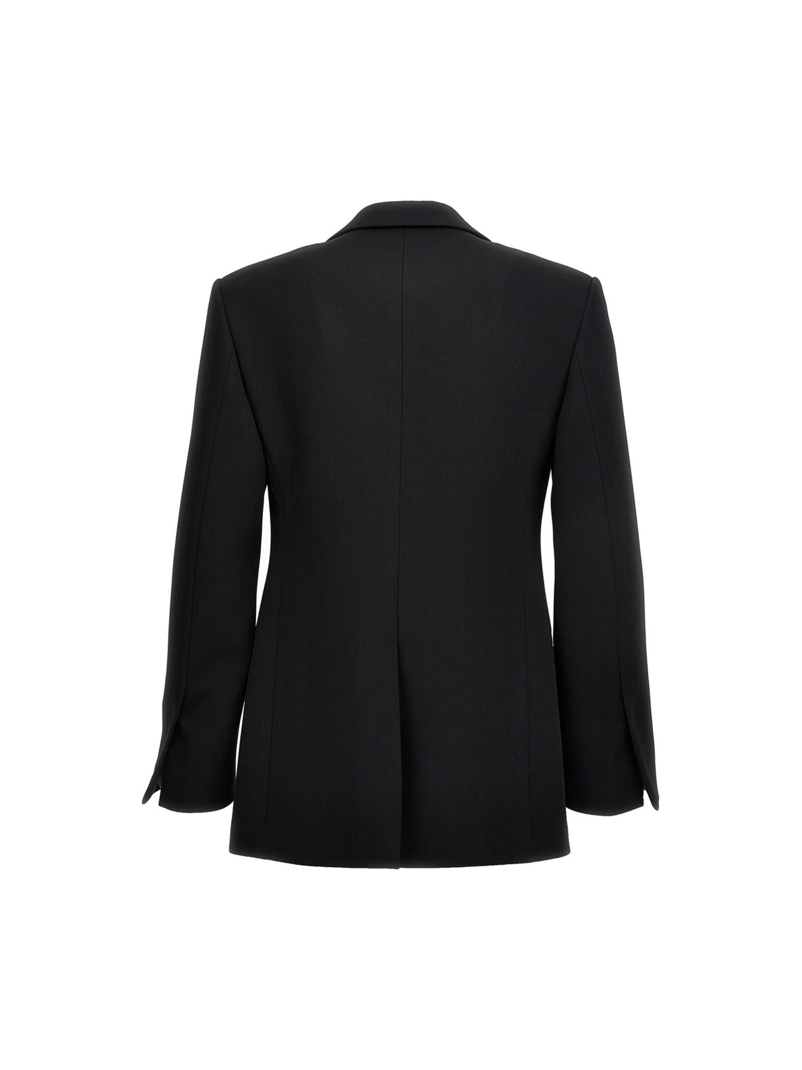 Shop Ferragamo Tuxedo Blazer Jacket In Black