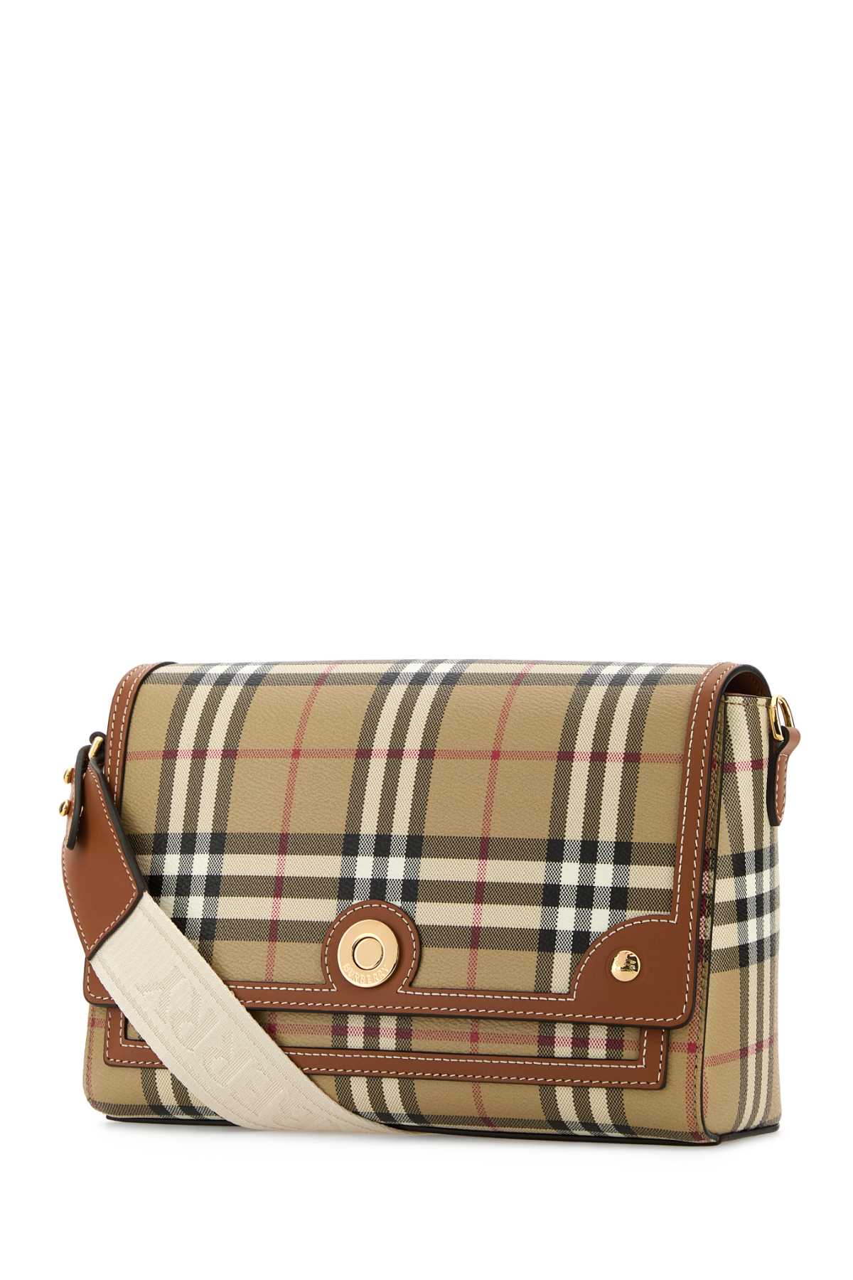 Burberry Printed Canvas Crossbody Bag In Brown