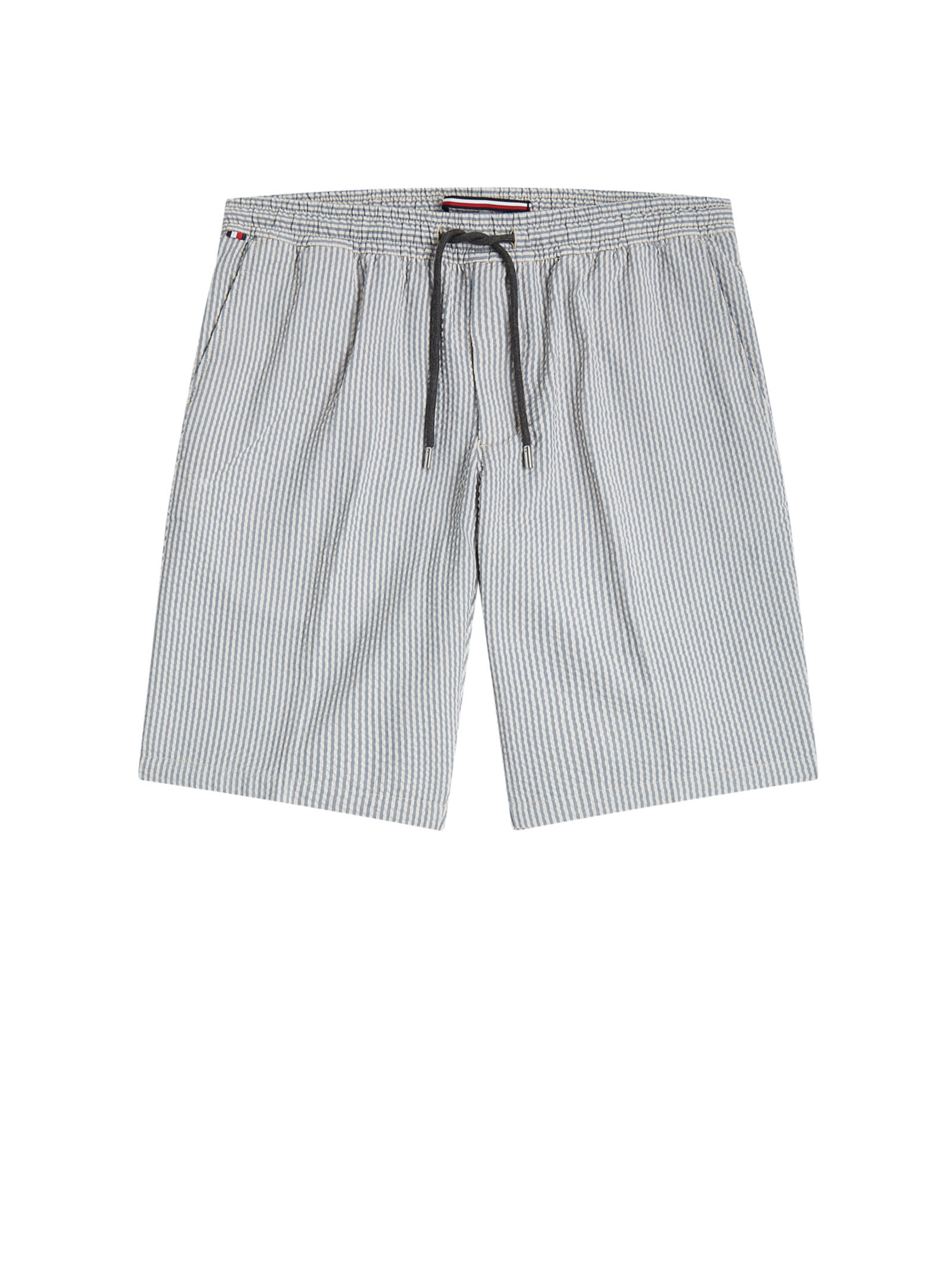 Tommy Hilfiger Gray Seersucker Bermuda Shorts