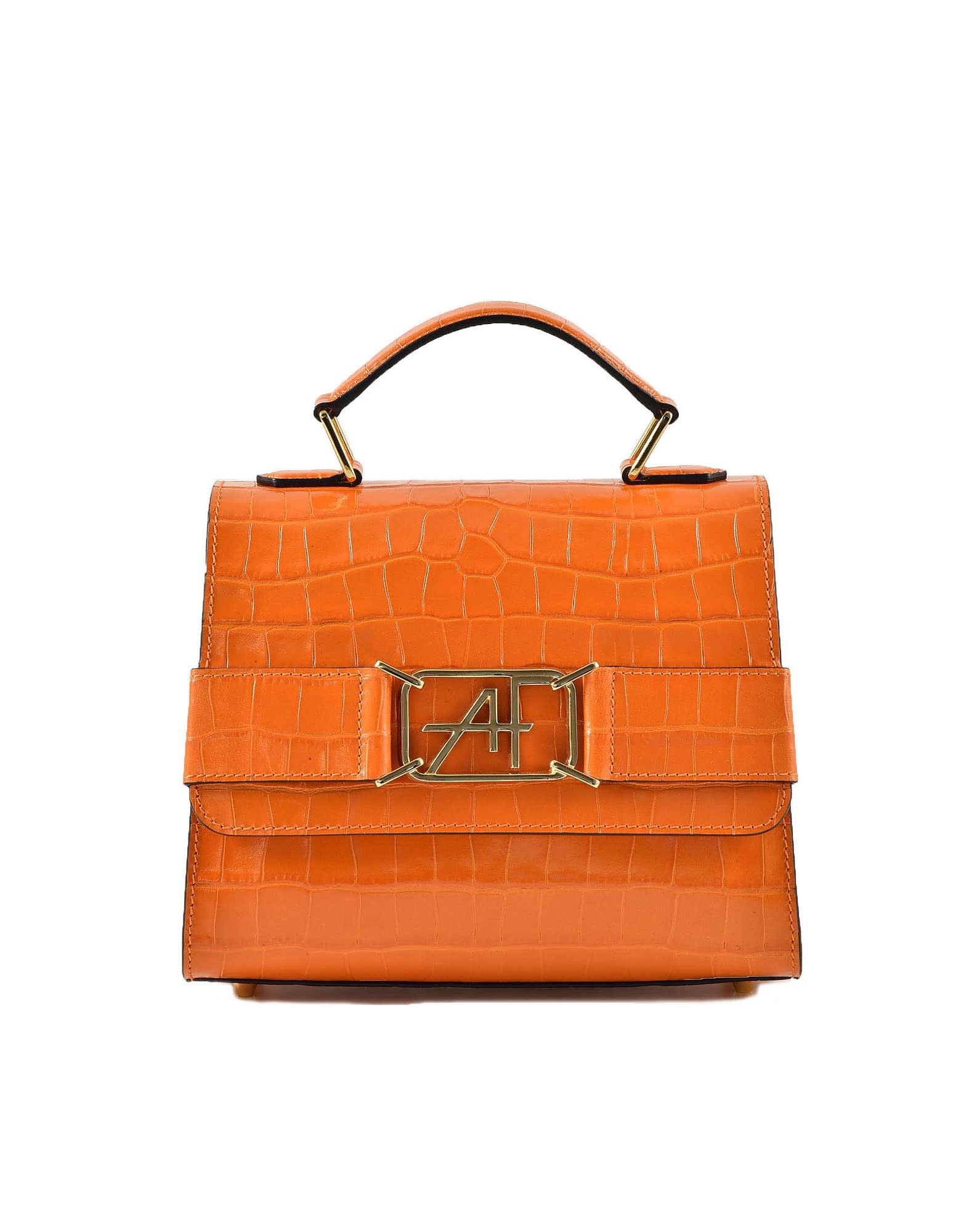 Alberta Ferretti Womens Orange Handbag