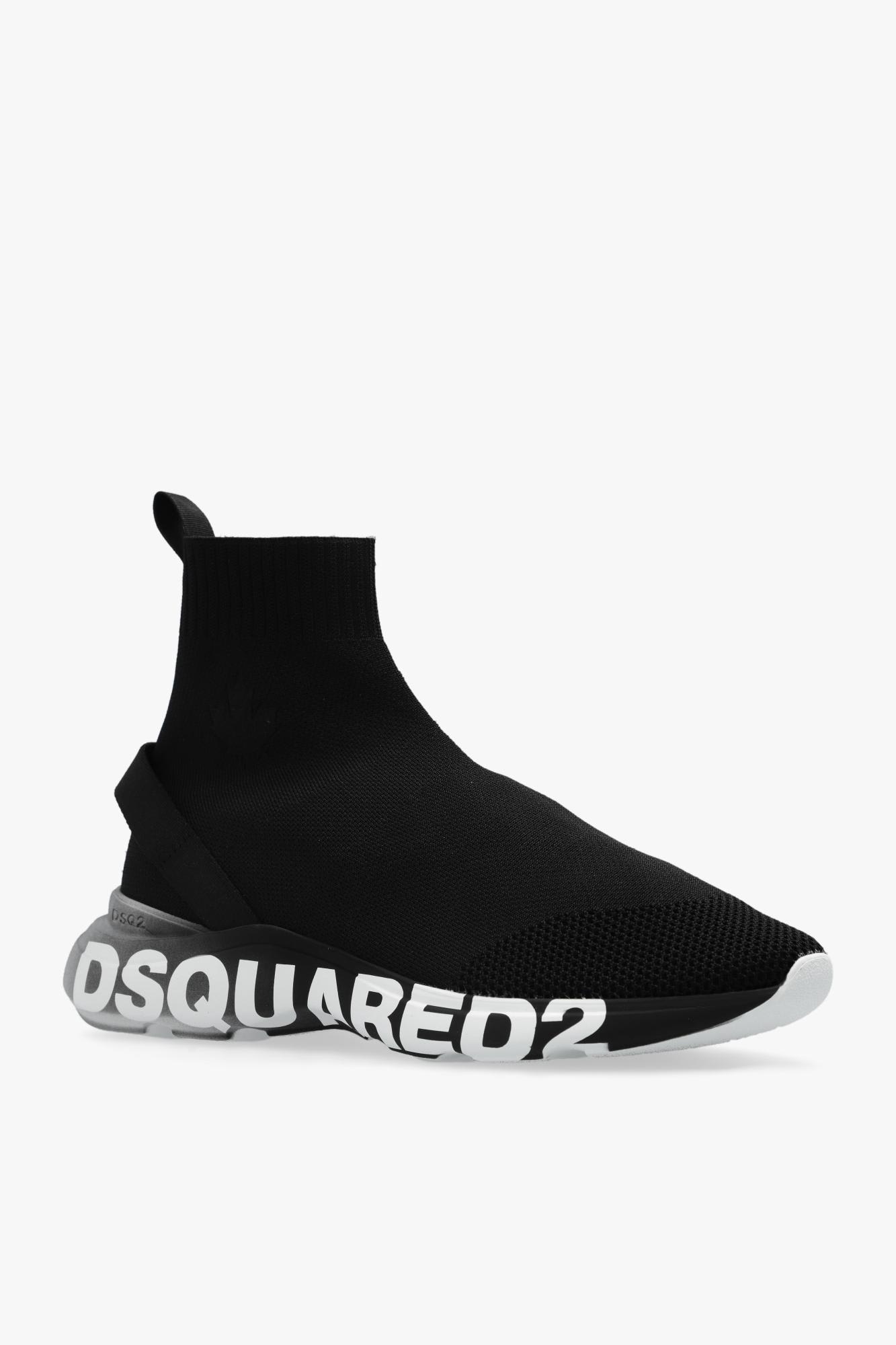 Shop Dsquared2 Fly Sneakers In Black