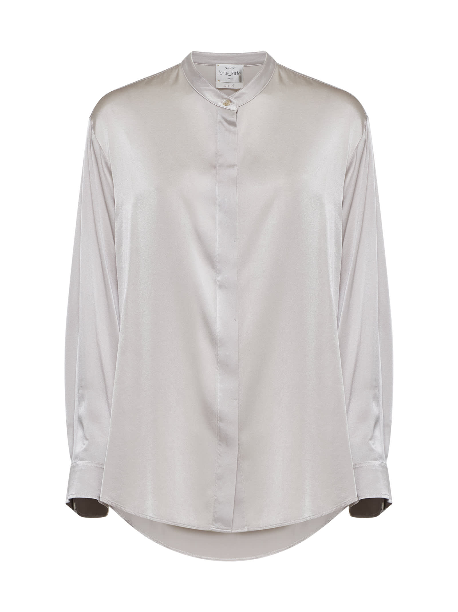 Shop Forte Forte Shirt In Grey