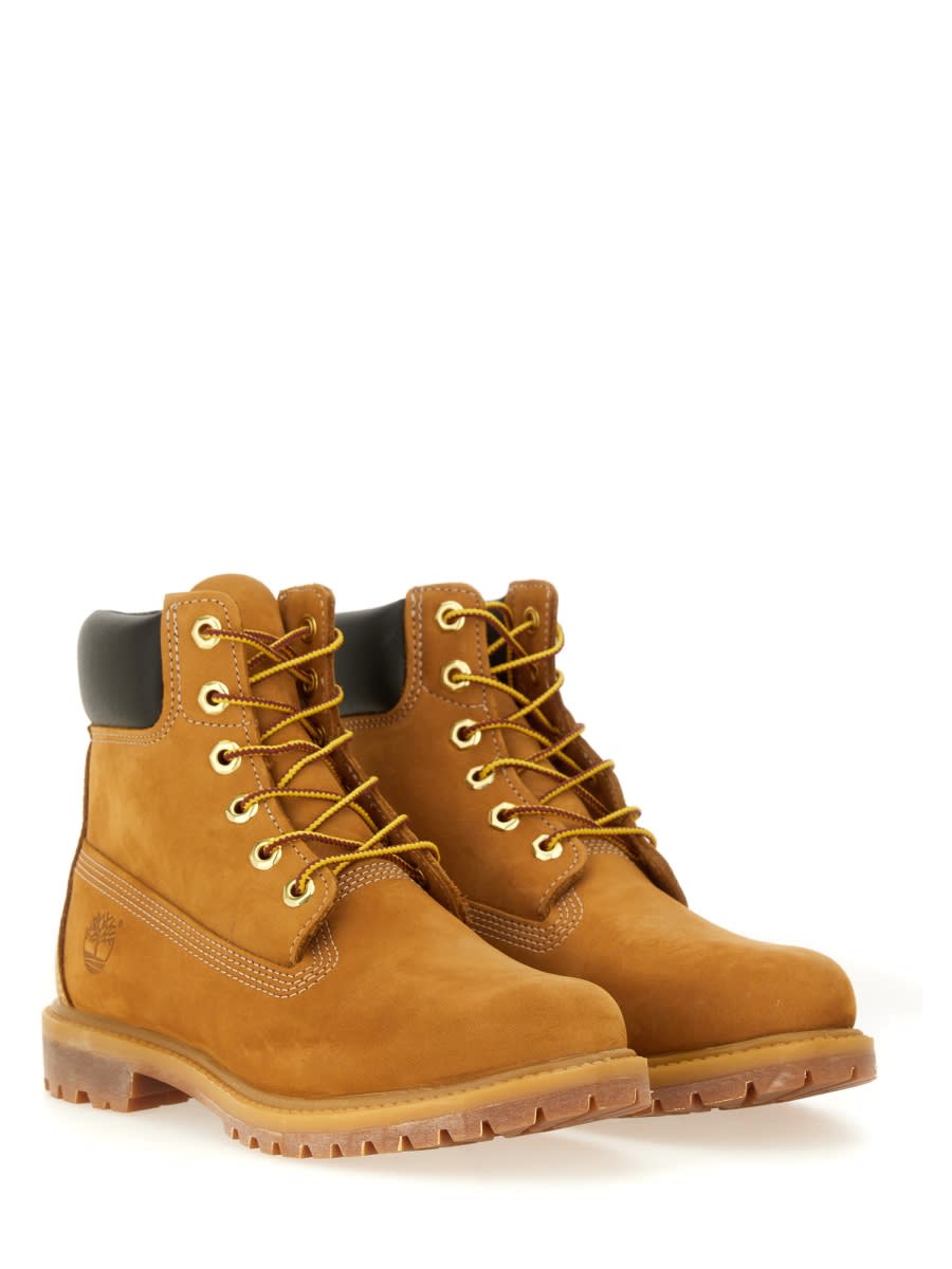 Timberland Premium 6-inch Waterproof Faux Fur Lined Boot In Brown