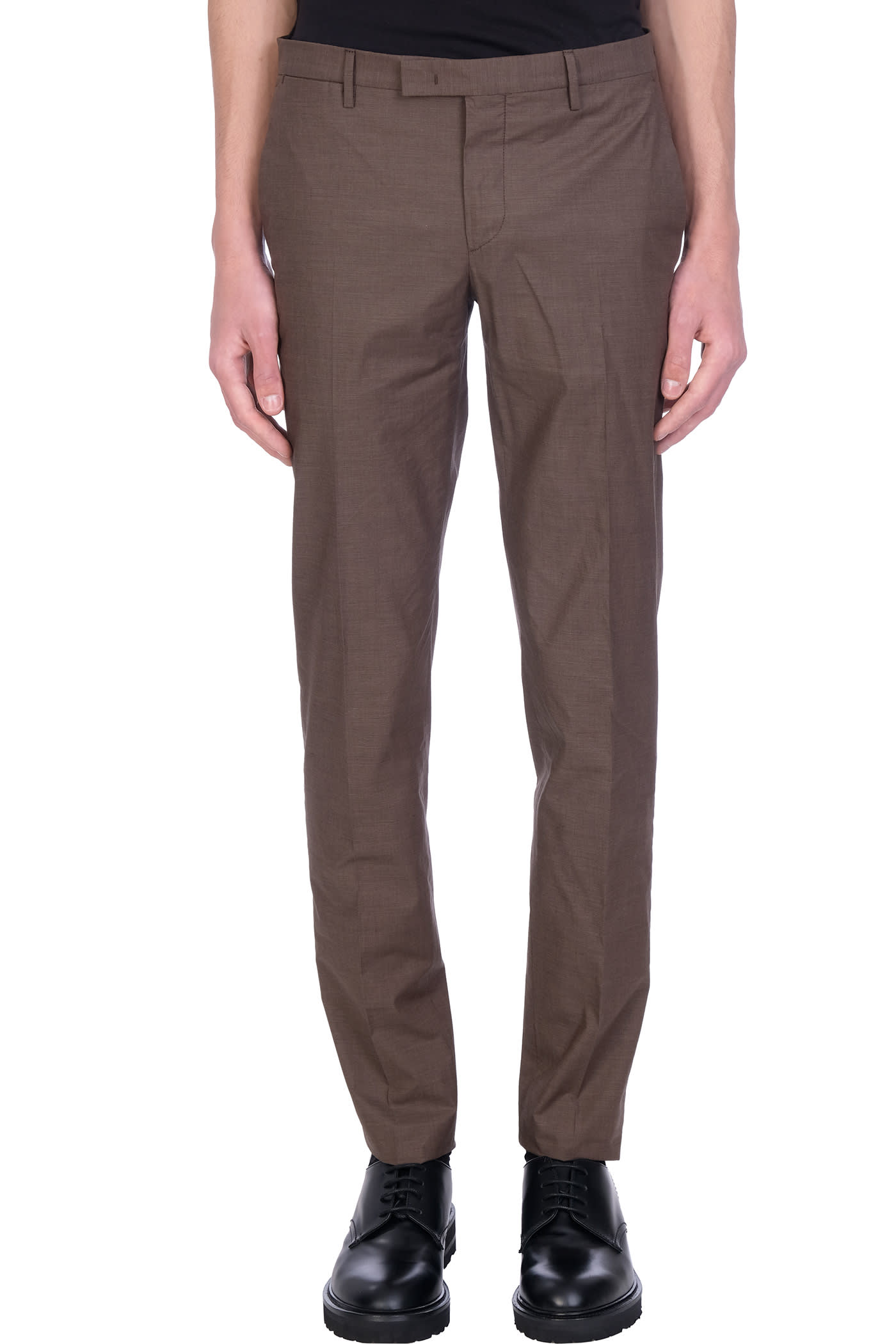 PT01 Pants In Brown Cotton