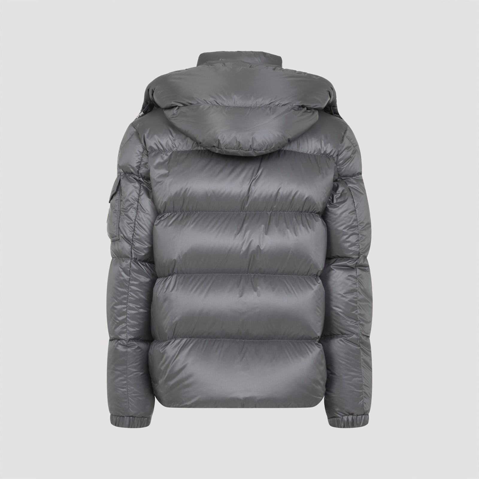 Moncler Couyere Short Down Jacket In Gray