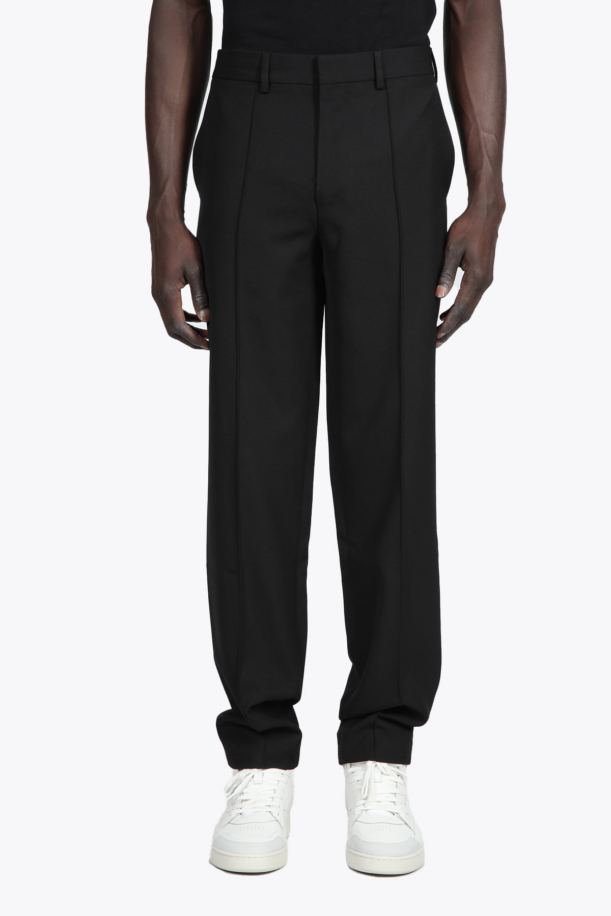 Axel Arigato Supper Straight Wool Trousers Black wool tailored pant - Supper Straight Wool Trousers