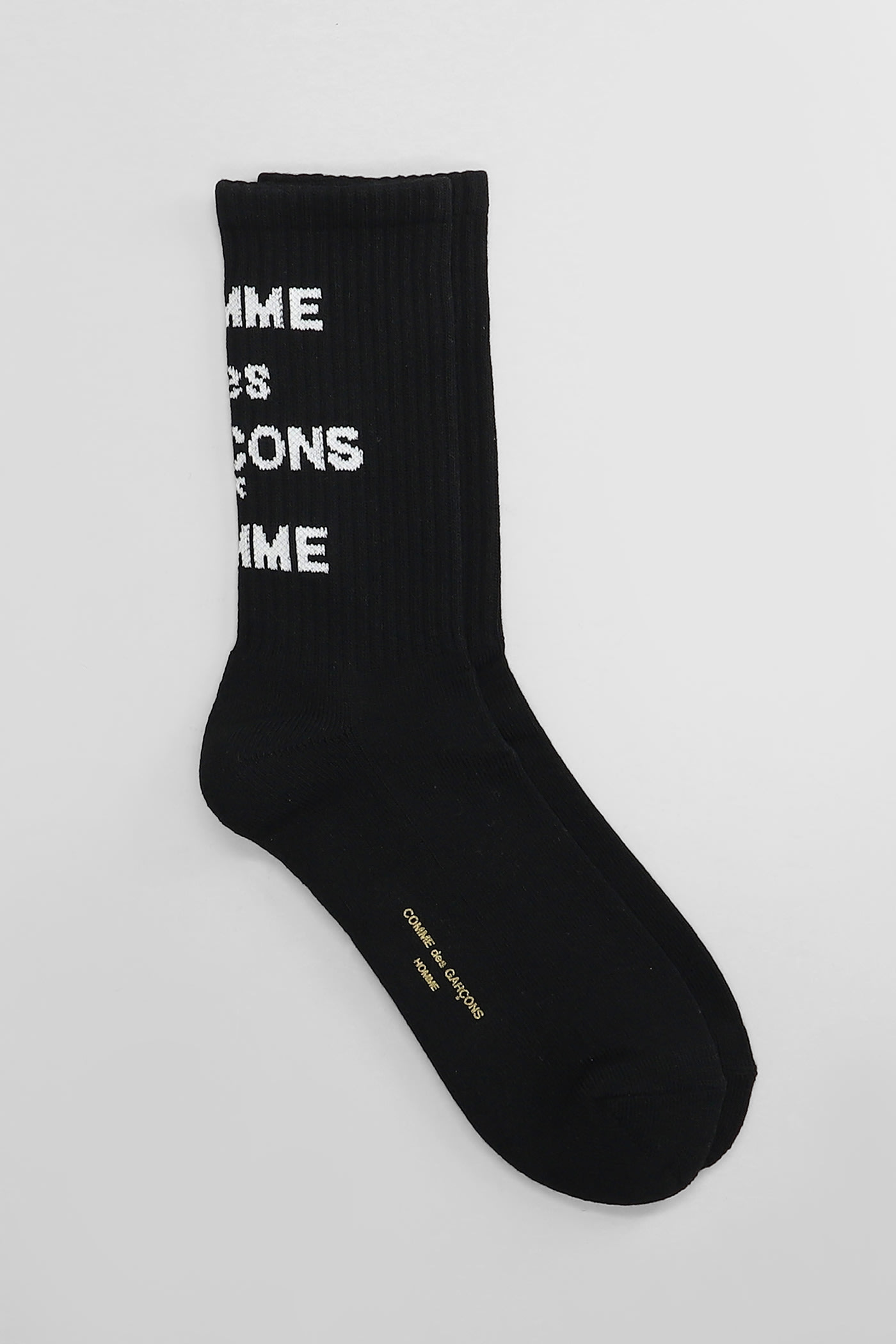 Socks In Black Cotton