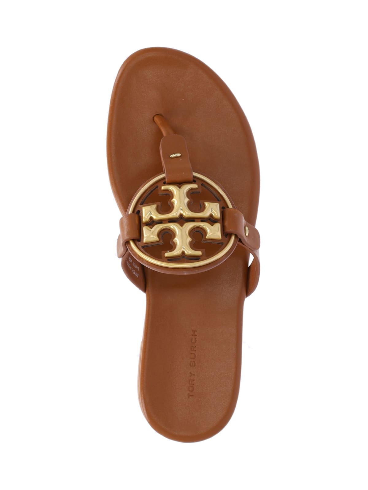 Shop Tory Burch Miller Thong Sandals In Brown