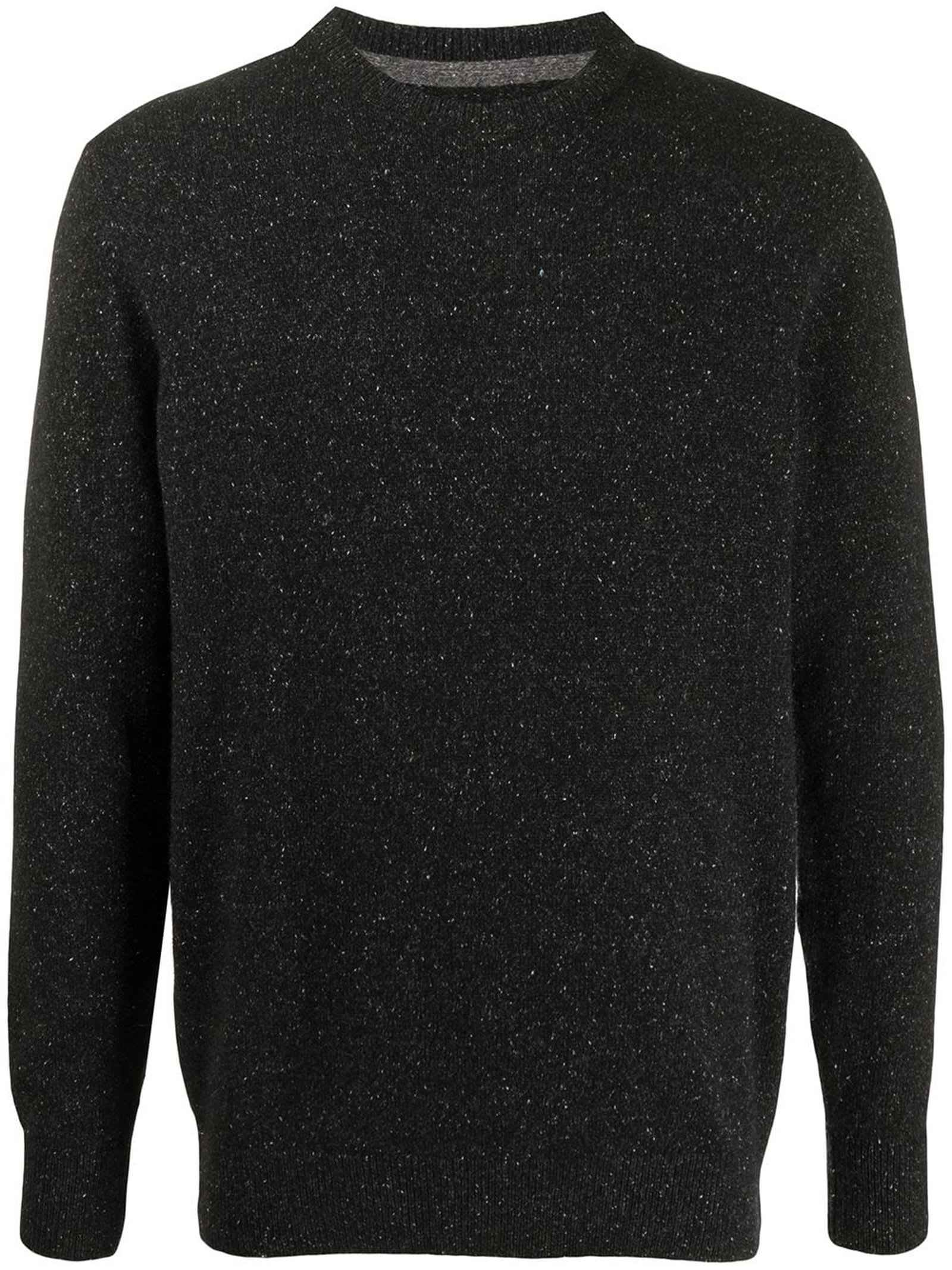 Black Silk-wool Blend Jumper