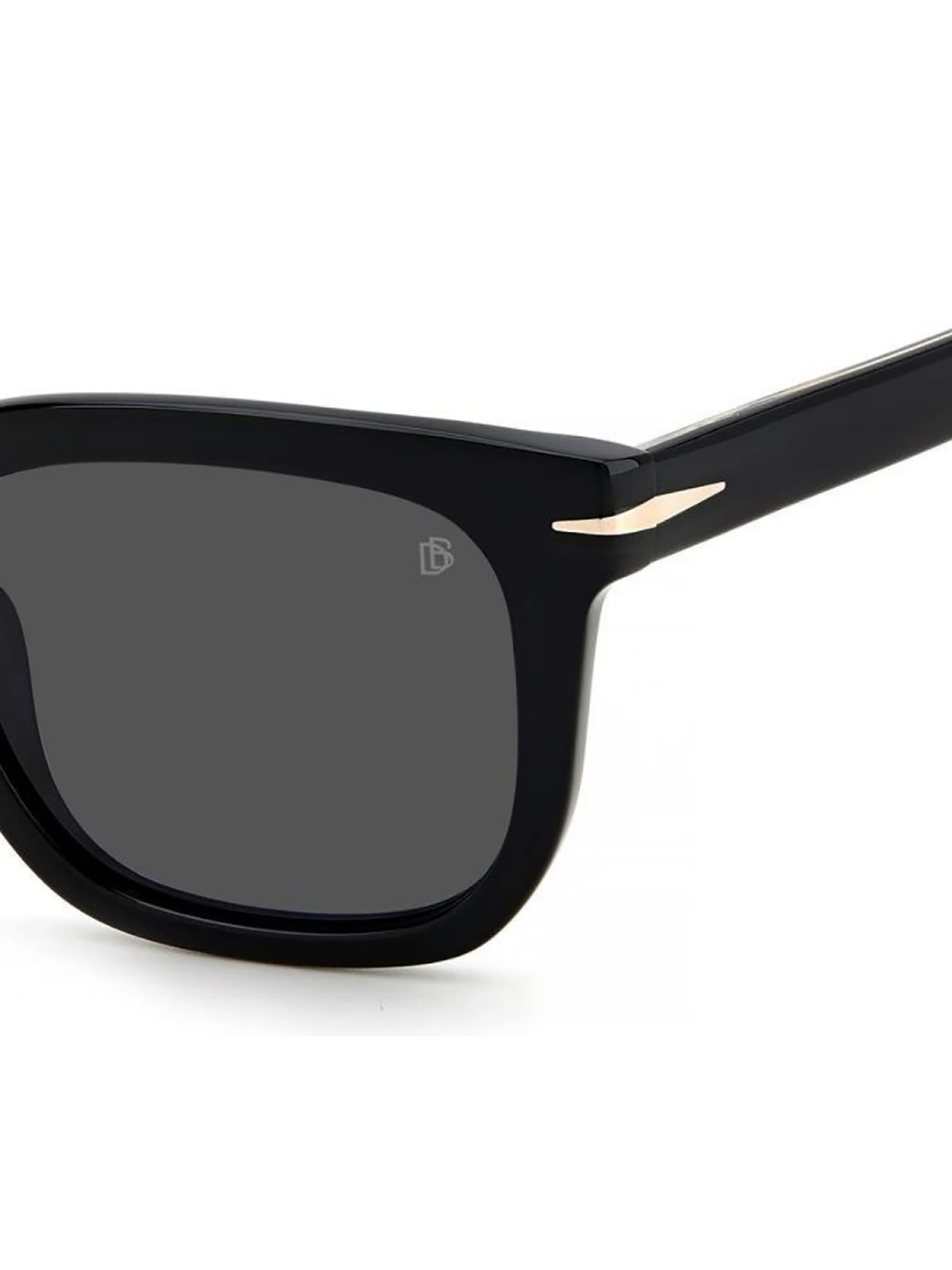Shop Db Eyewear By David Beckham Db 7076/s Sunglasses In /ir Black