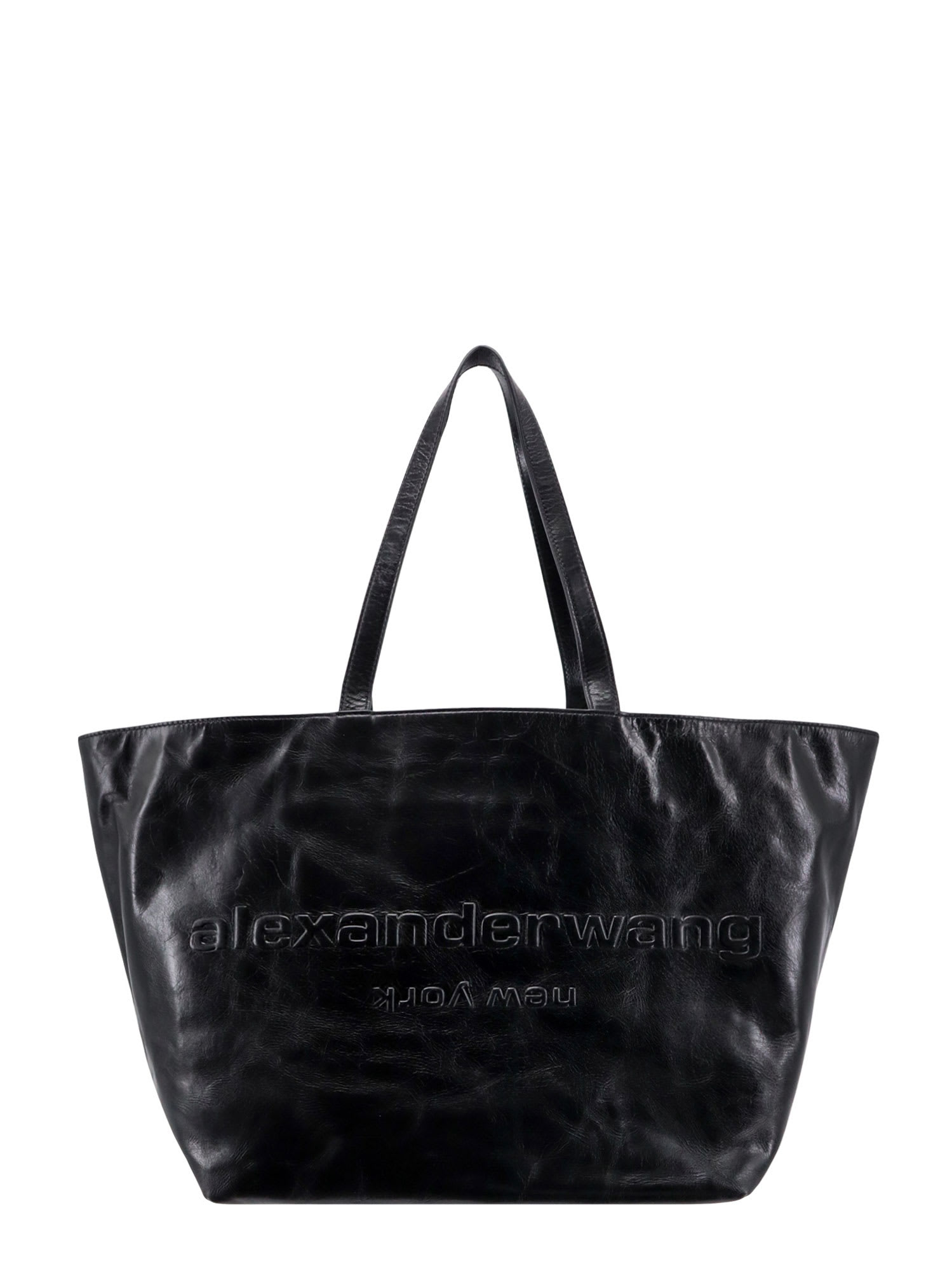 Alexander Wang Punch Shoulder Bag In Black
