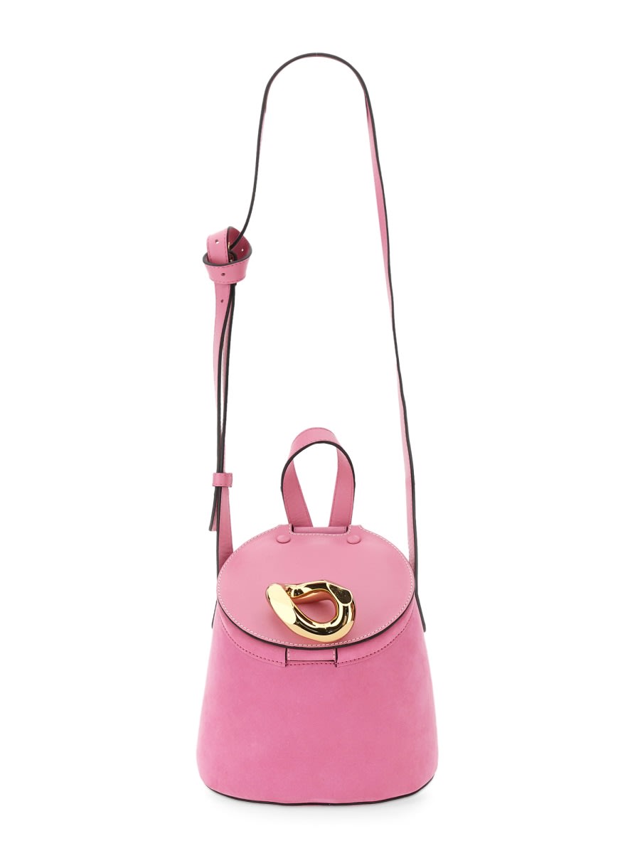 Jw Anderson Borsa Lid Bucket In Pink