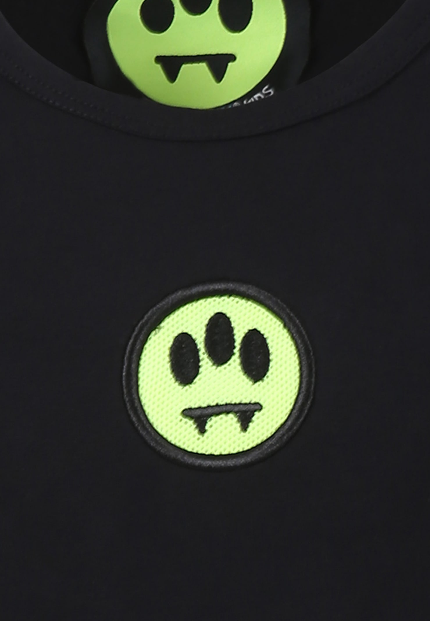BARROW BLACK DRESS FOR GIRL WITH SMILEY