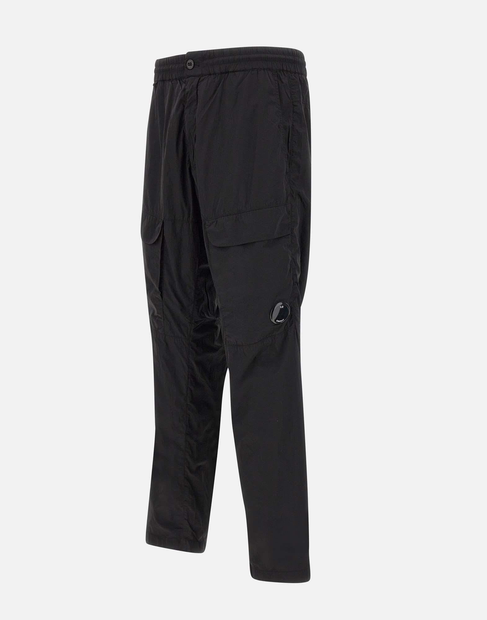 Shop C.p. Company Cargo Trousers In Nero