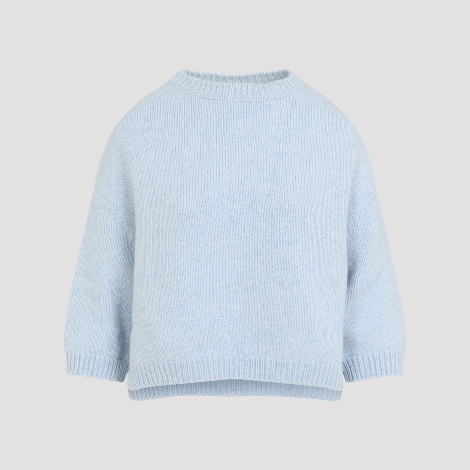 Khaite Sabina Cashmere Sweater In Blue