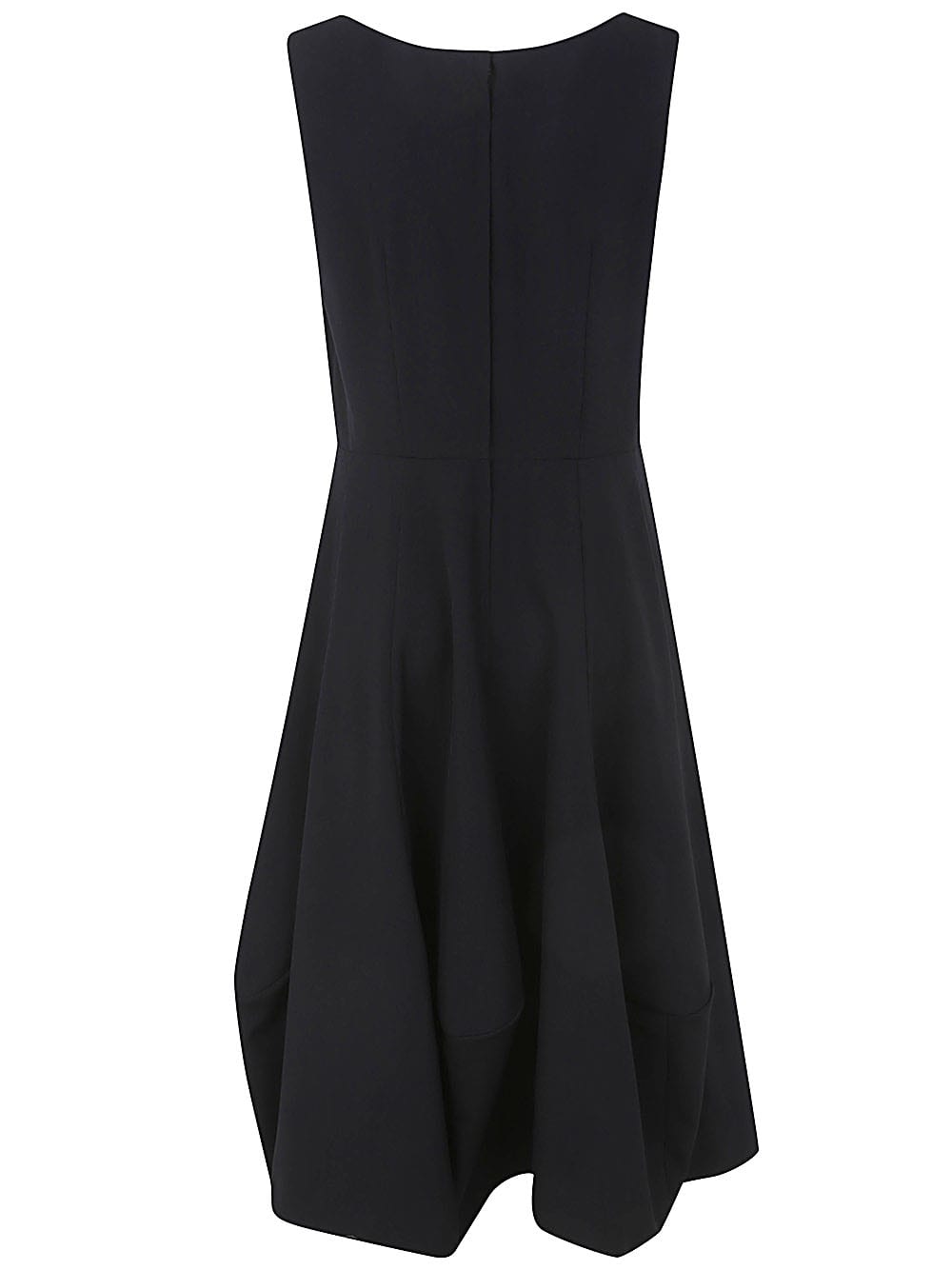 Shop Comme Des Garçons Comme Des Garçons Sleeveless Long Dress In Black