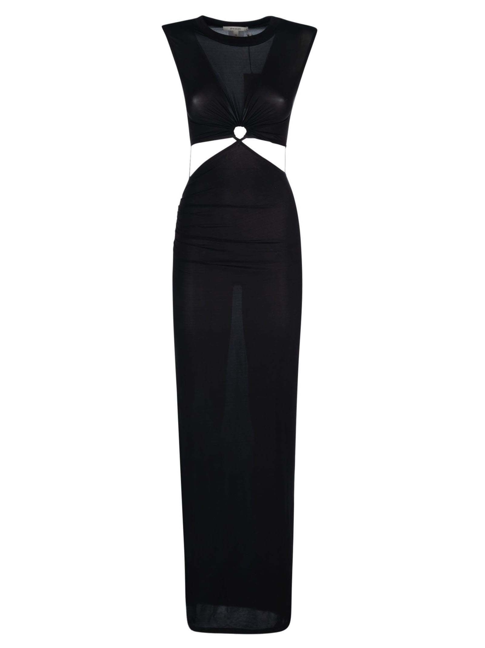 Shop Nensi Dojaka Sleeveless Maxi Dress In Black