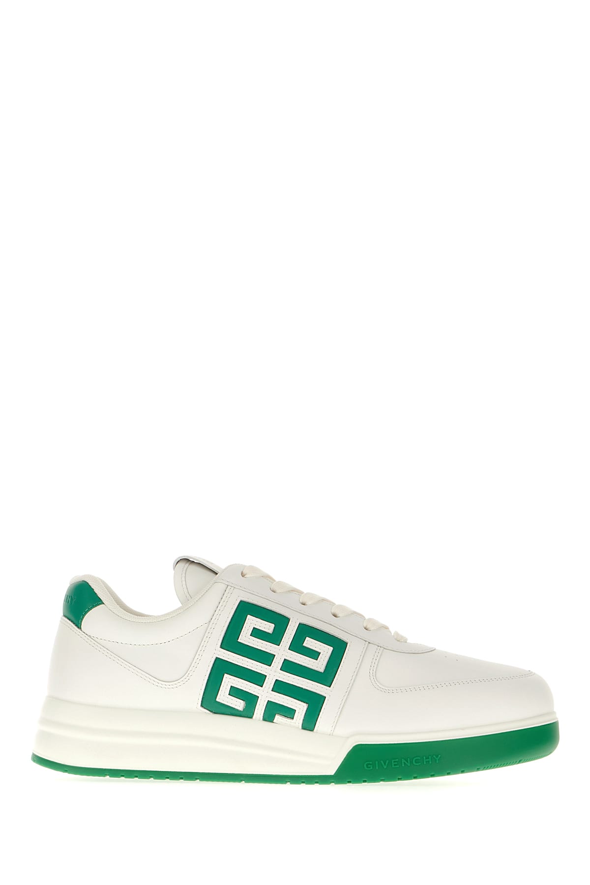 Shop Givenchy White Leather G4 Sneakers In 115