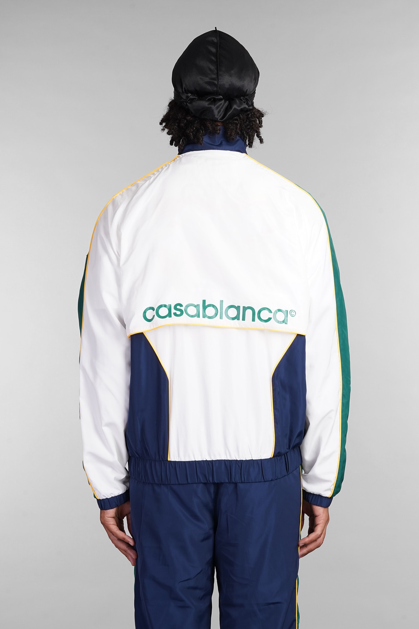 Shop Casablanca Casual Jacket In Multicolor Polyester