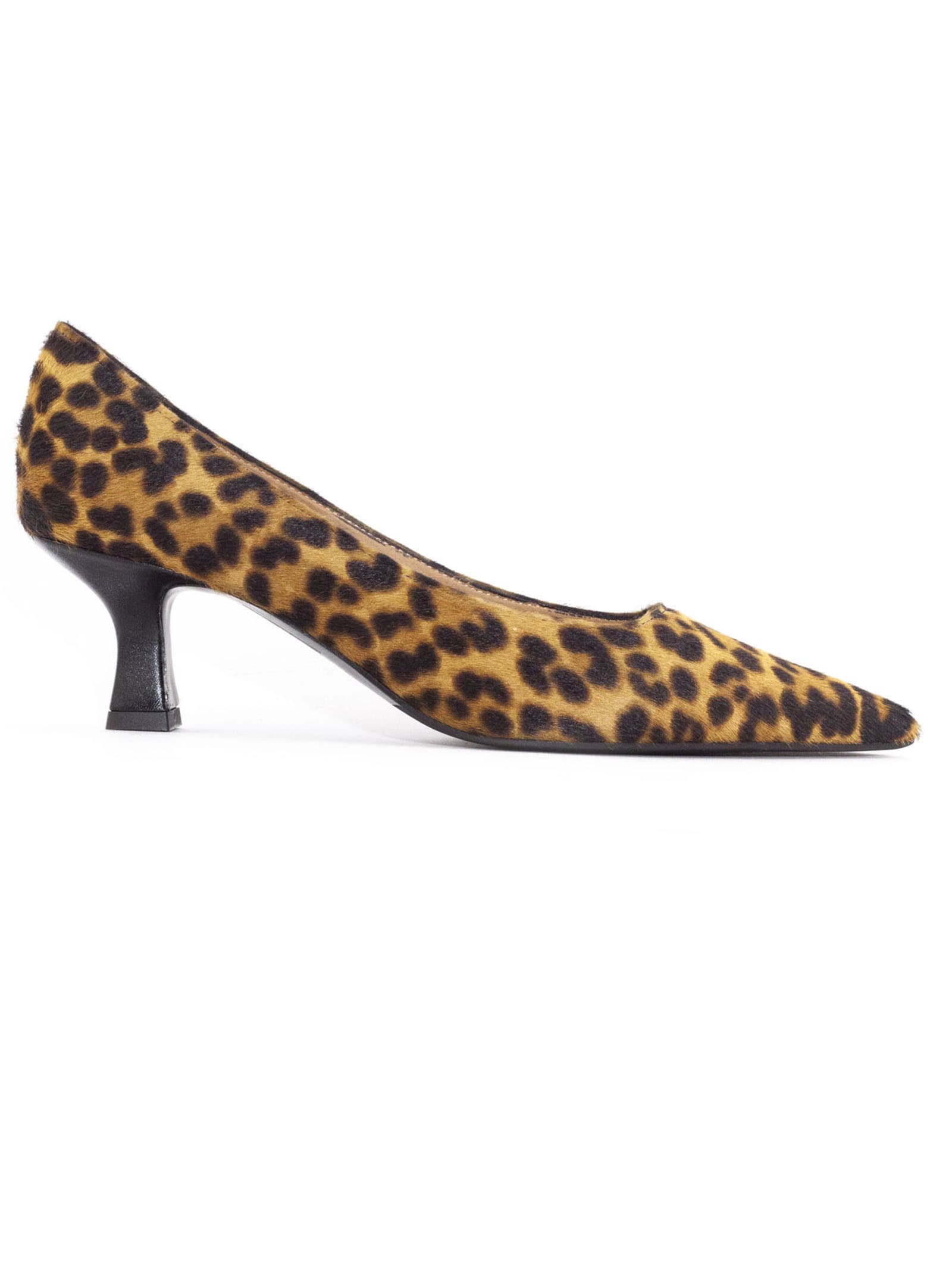 Shop Roberto Festa Arnet Ponyhair Leopard Print Pumps In Brown