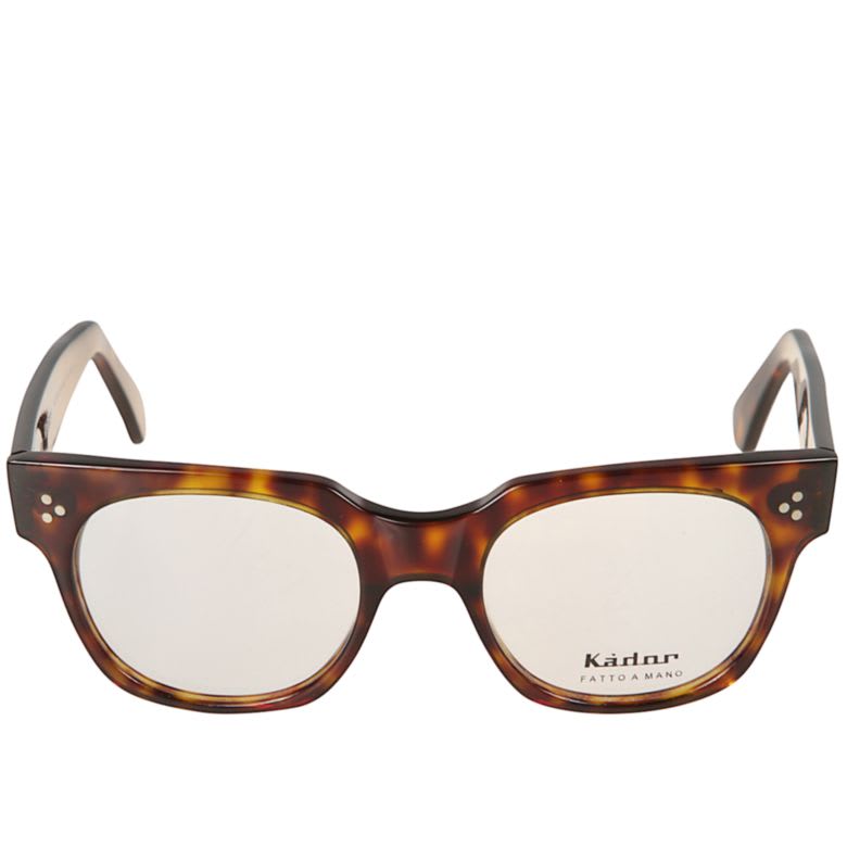 Kador Hampton Square-frame Glasses In Brown