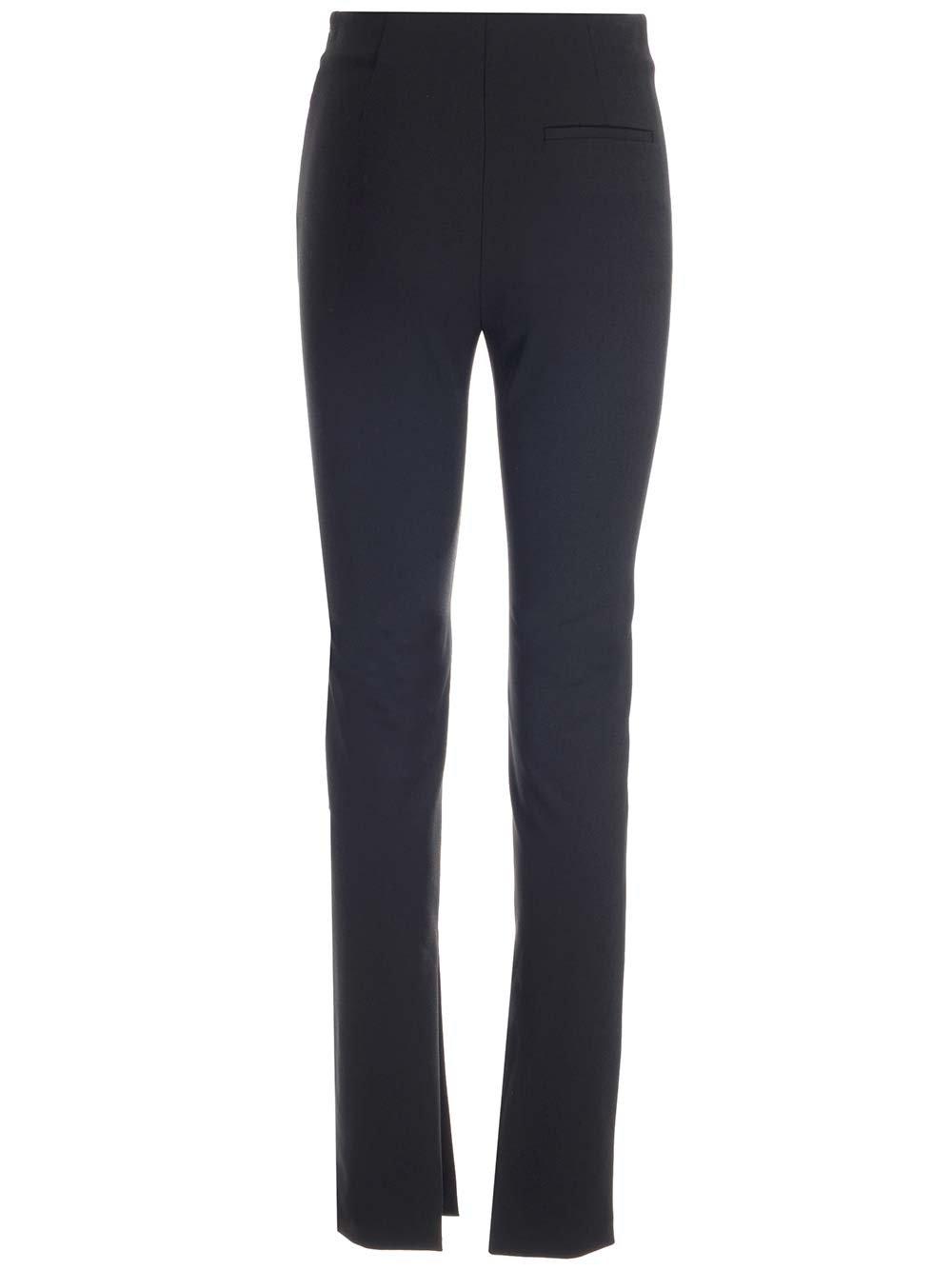 Shop Ambush Straight Leg Tailored Trousers In Nero