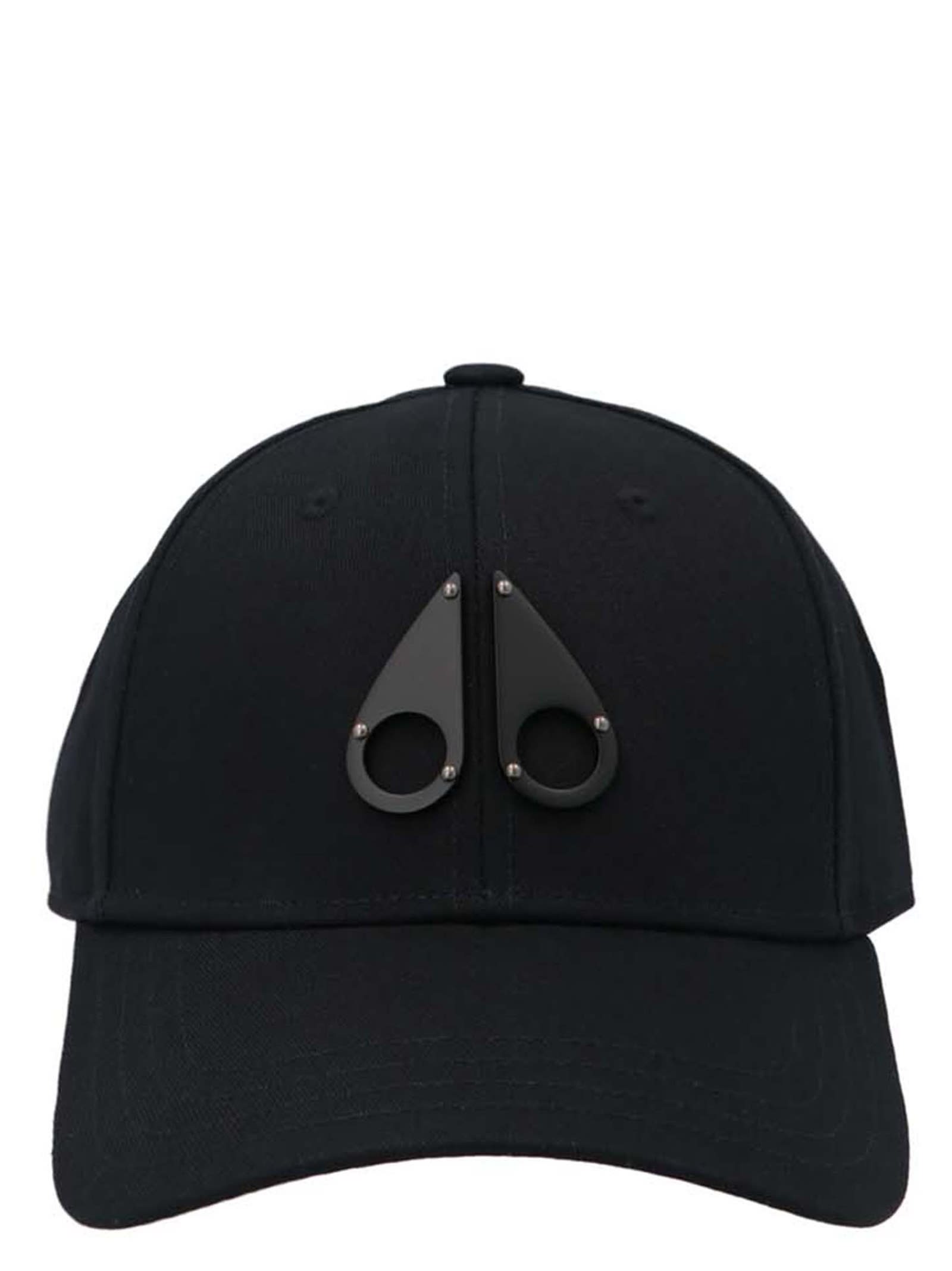 Moose Knuckles Mens Logo Icon Cap In Black Logo In Black