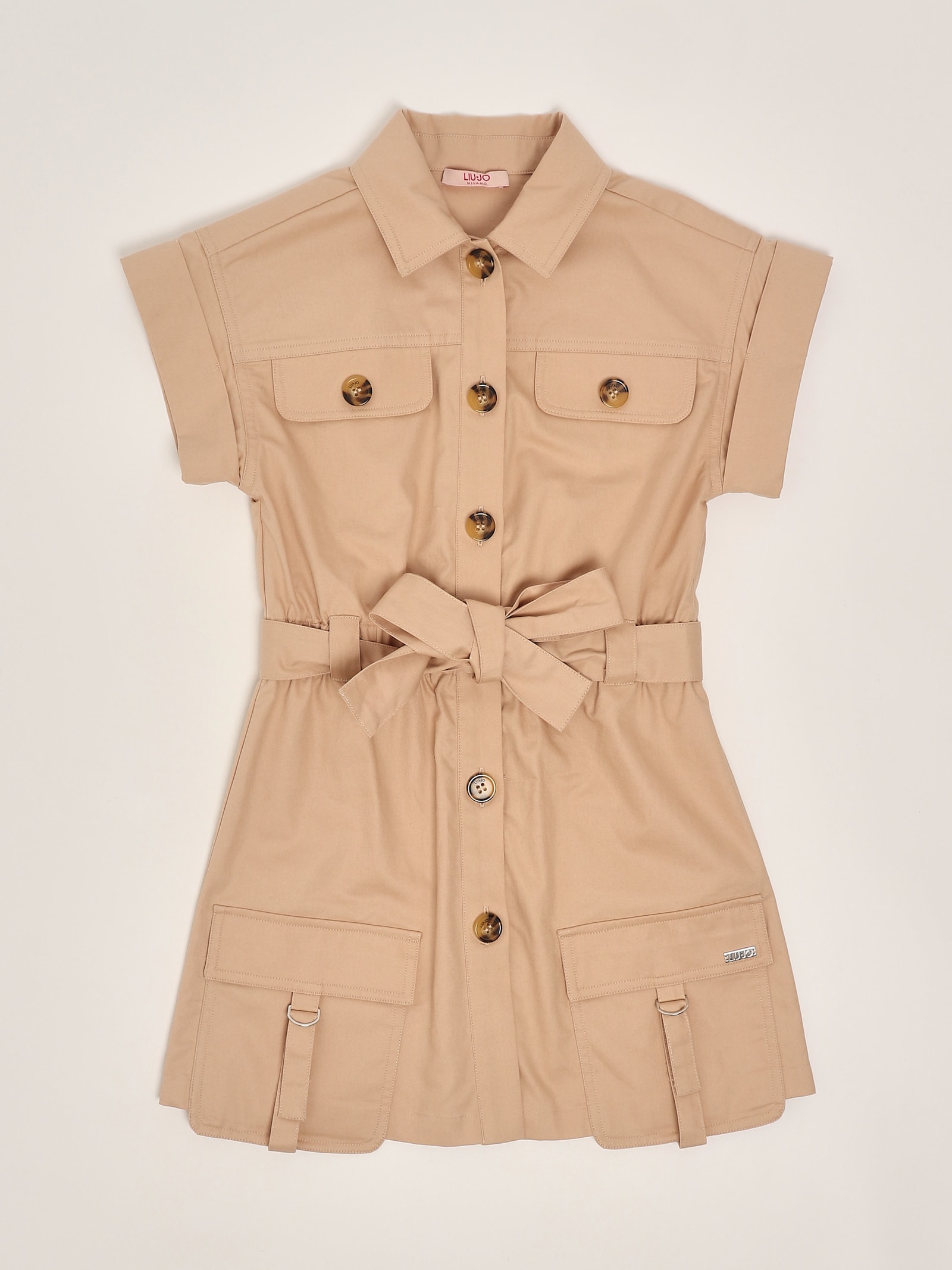 Liu •jo Kleid Liu Jo Kinder Farbe Beige In Neutral