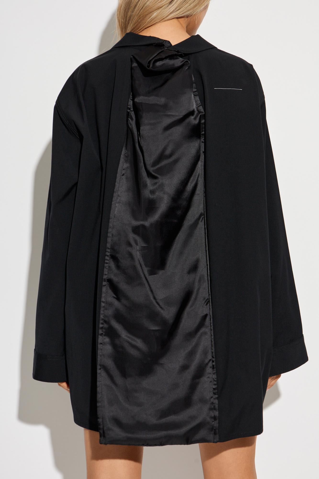 Mm6 Maison Margiela Shirt With Pocket In Animal Print