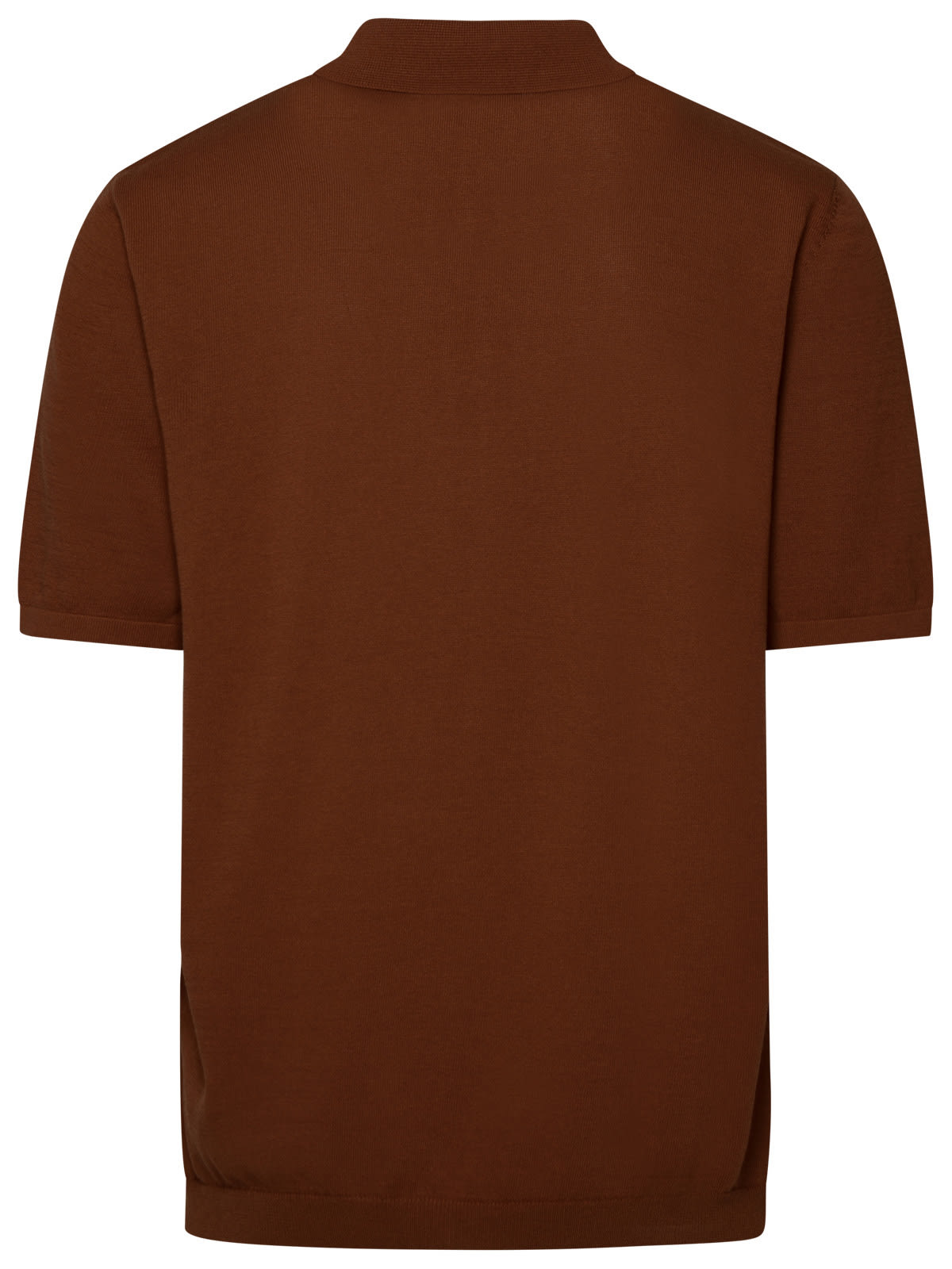 Shop Apc Brown Cotton Jacky Polo Shirt