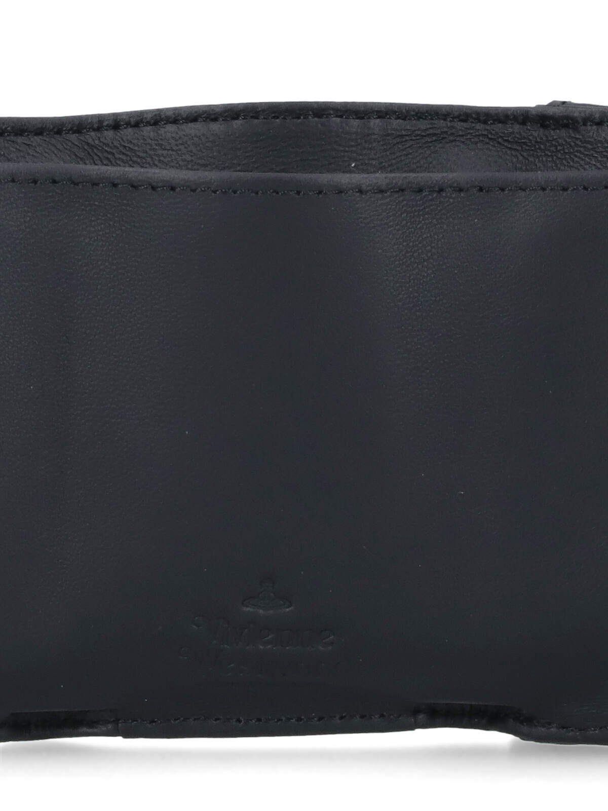 Shop Vivienne Westwood Orb Logo Wallet In Black