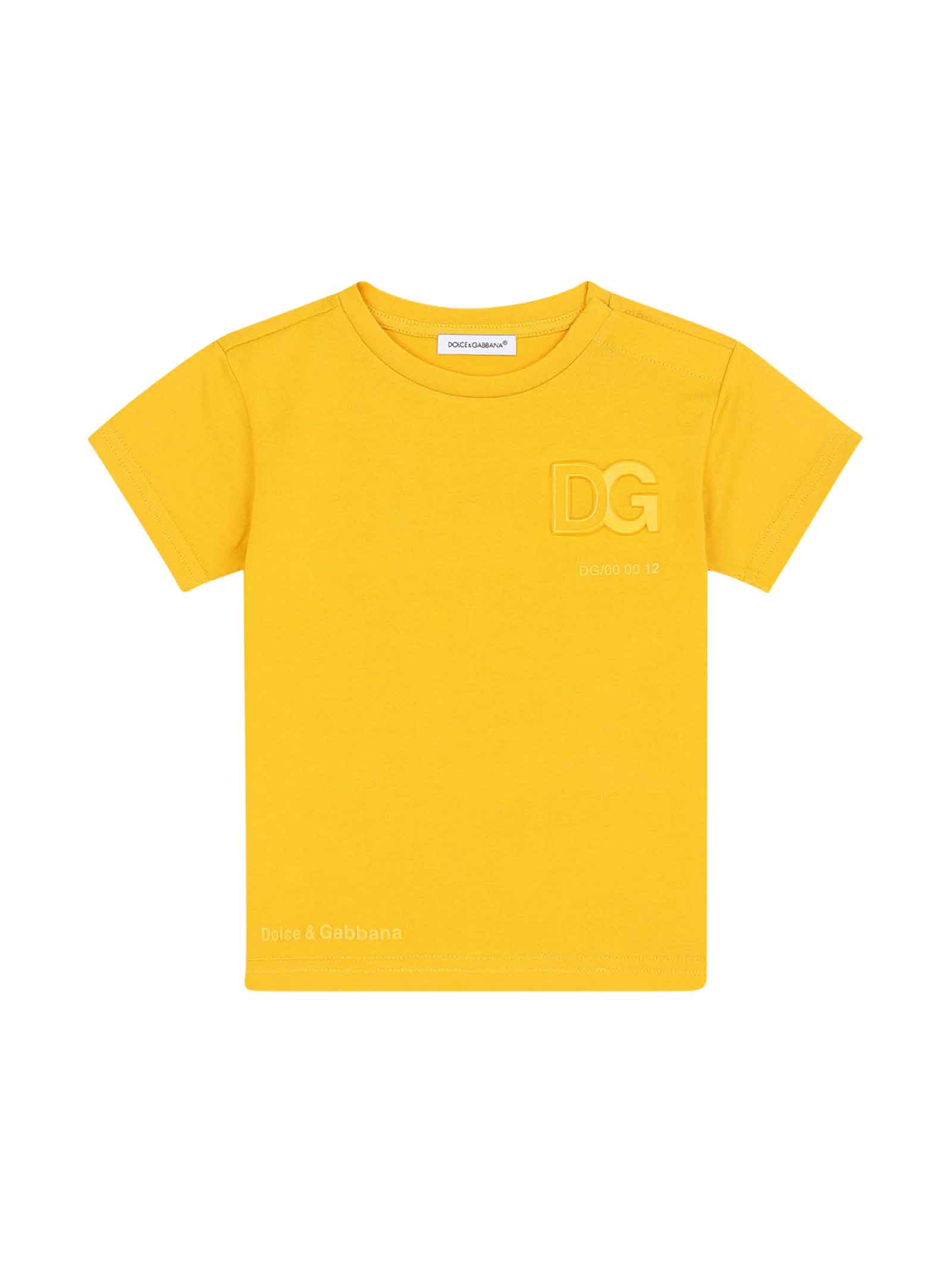 Dolce & Gabbana Yellow Baby T-shirt