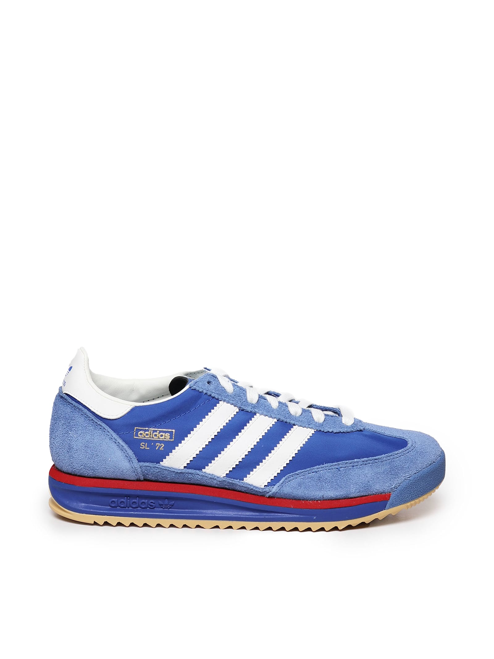 Adidas Originals Sl 72 Rs Sneakers In Blue Suede And Fabric In Blue
